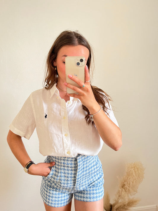 Chemise blanche en lin Ralph Lauren - M
