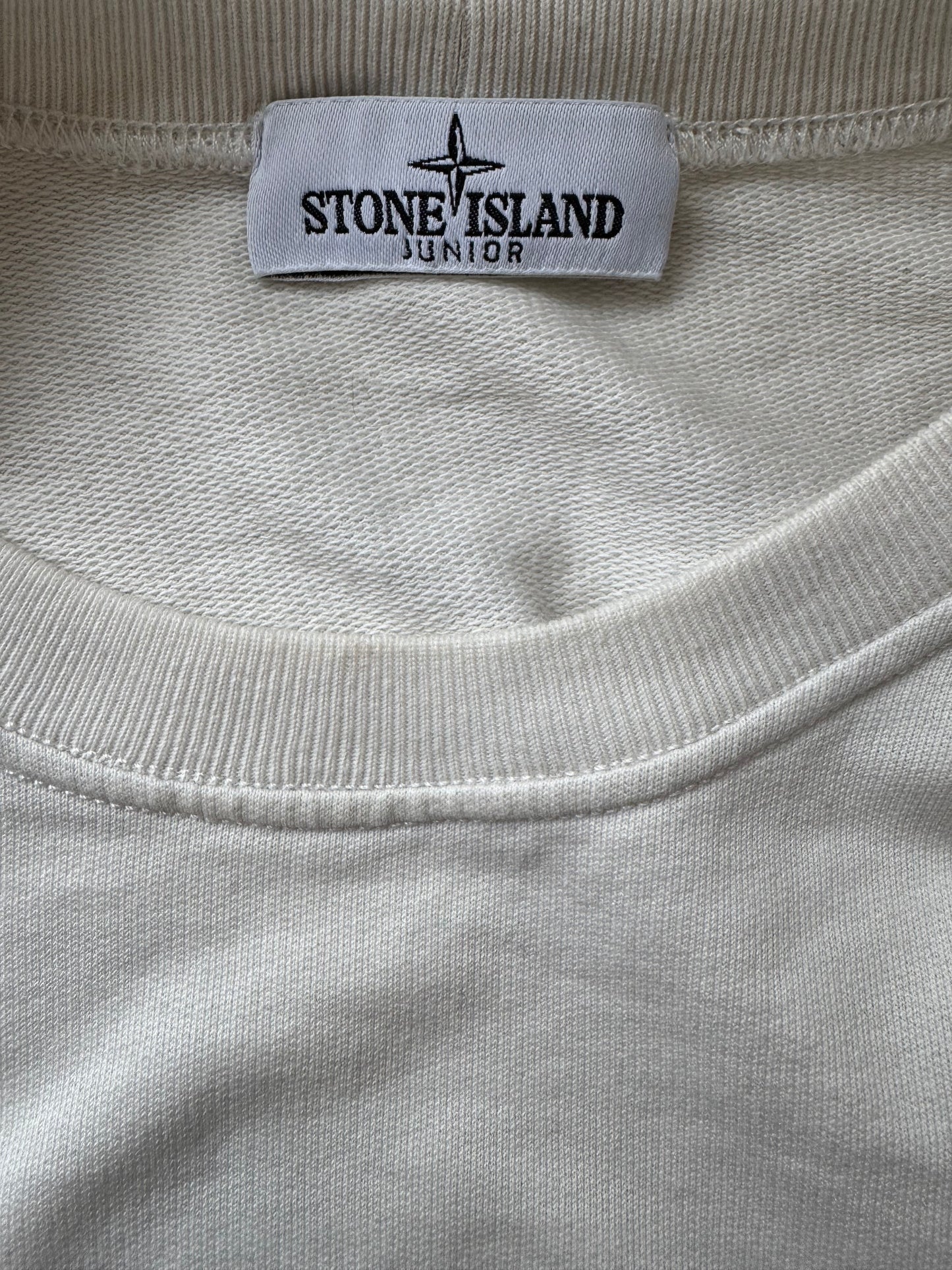 Sweat col rond marinière Stone Island - S