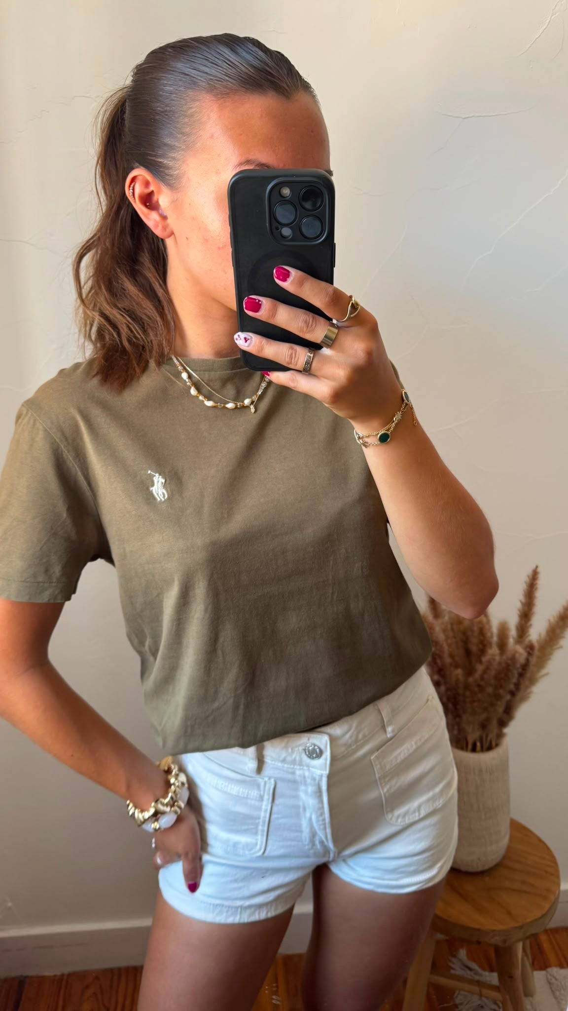 T-shirt kaki Ralph Lauren - S unisex