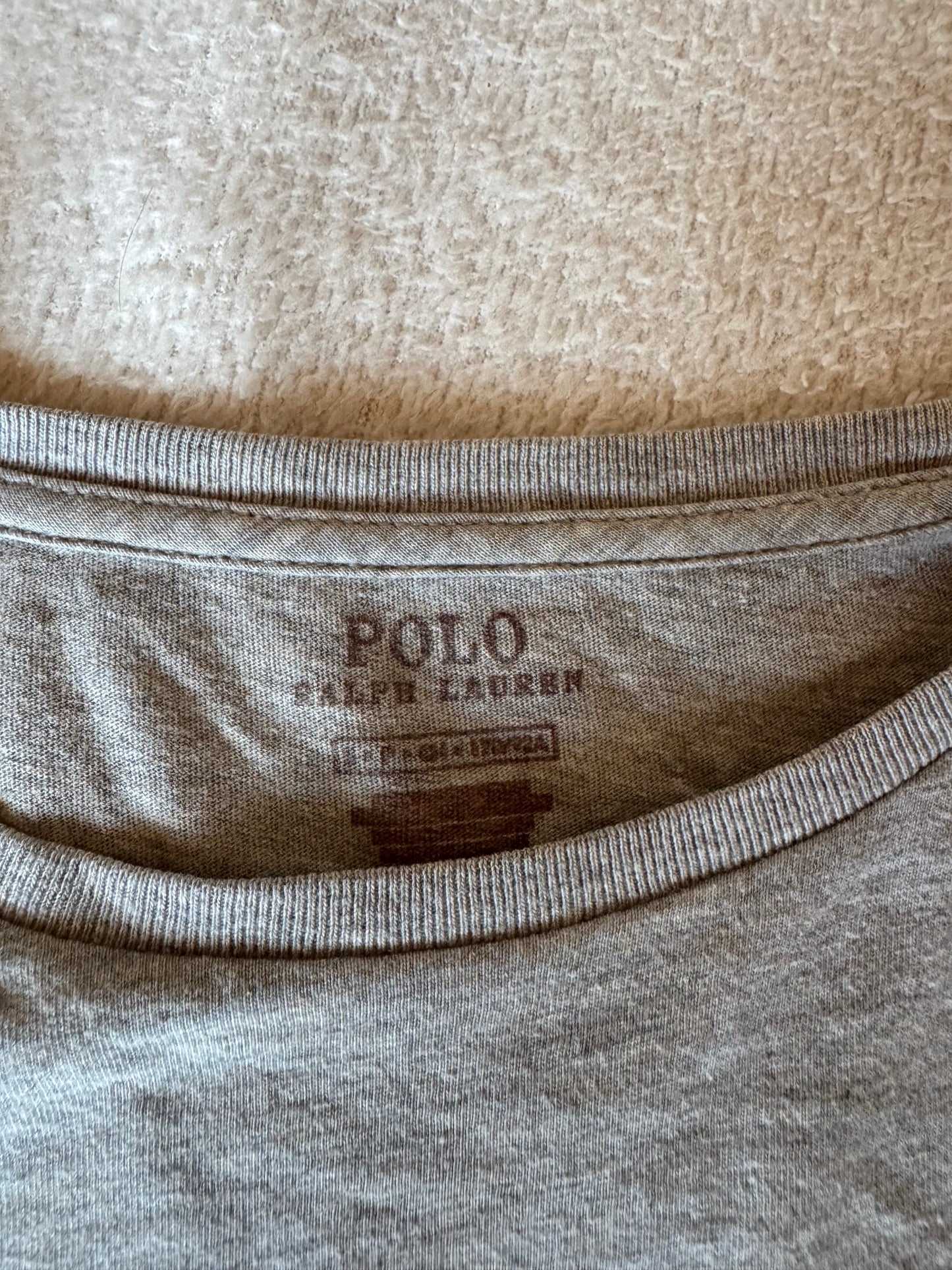 T-shirt gris Ralph Lauren - M femme / S homme