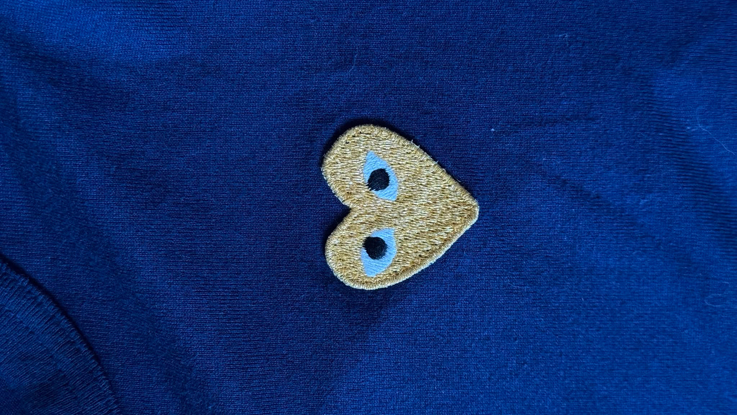 T-shirt bleu marine Comme des Garçons - S