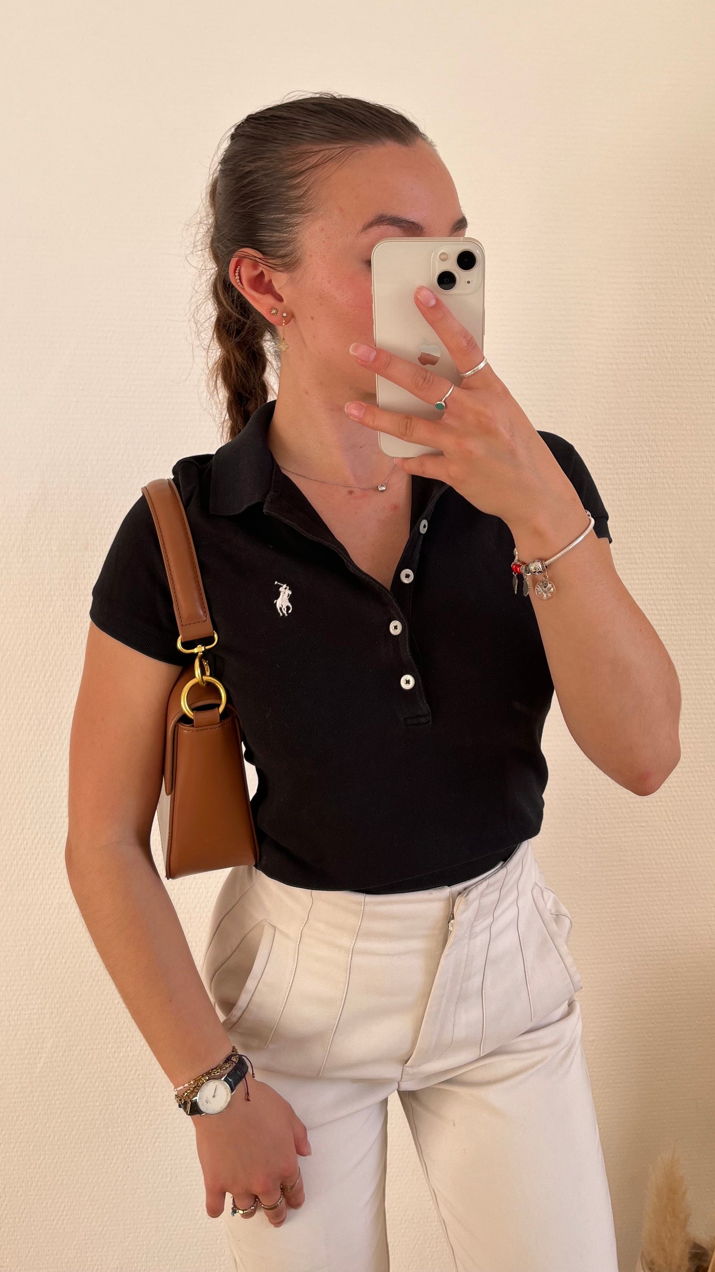 Polo noir Ralph Lauren - L