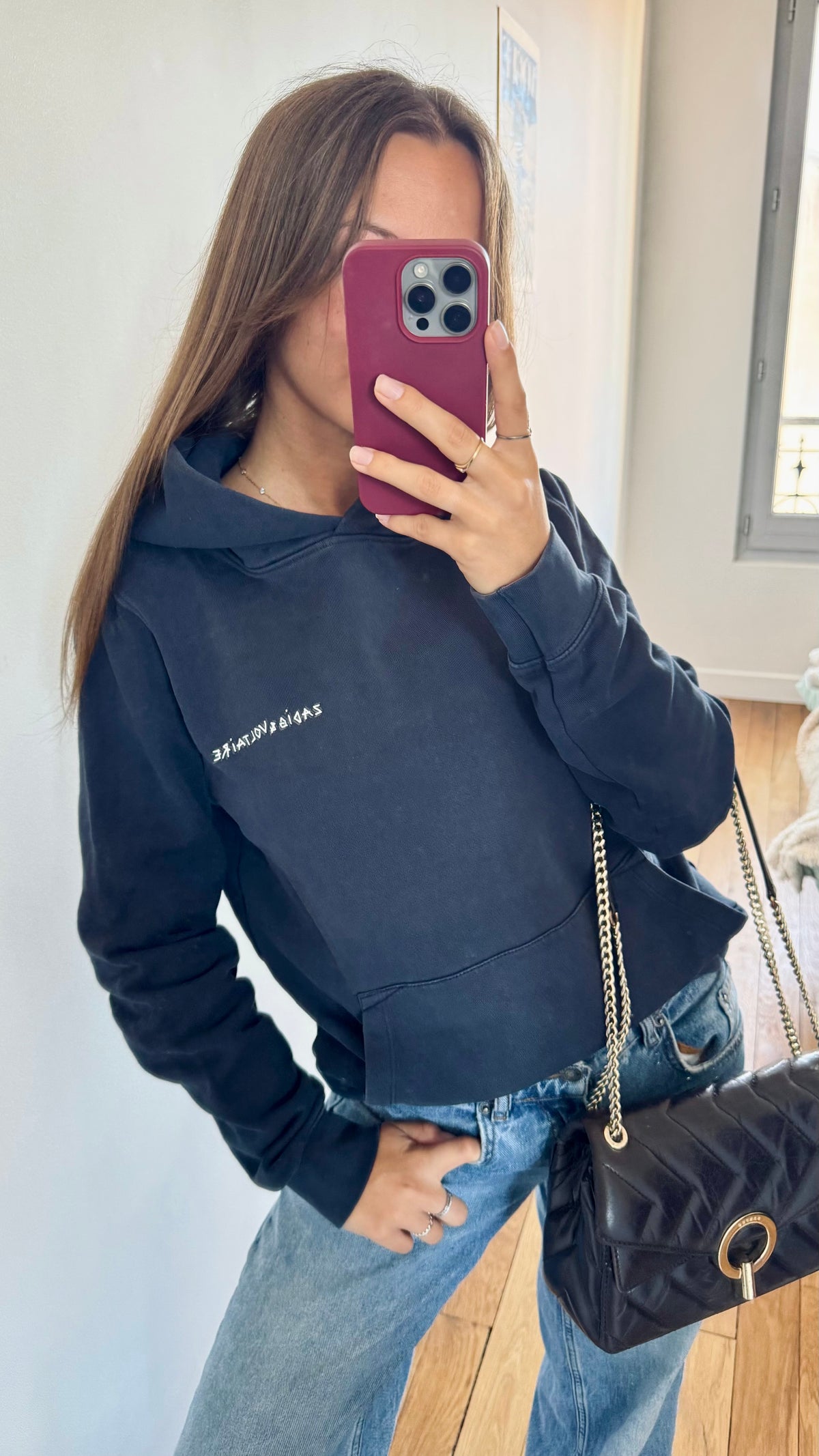 Sweat noir motifs Zadig & Voltaire - S