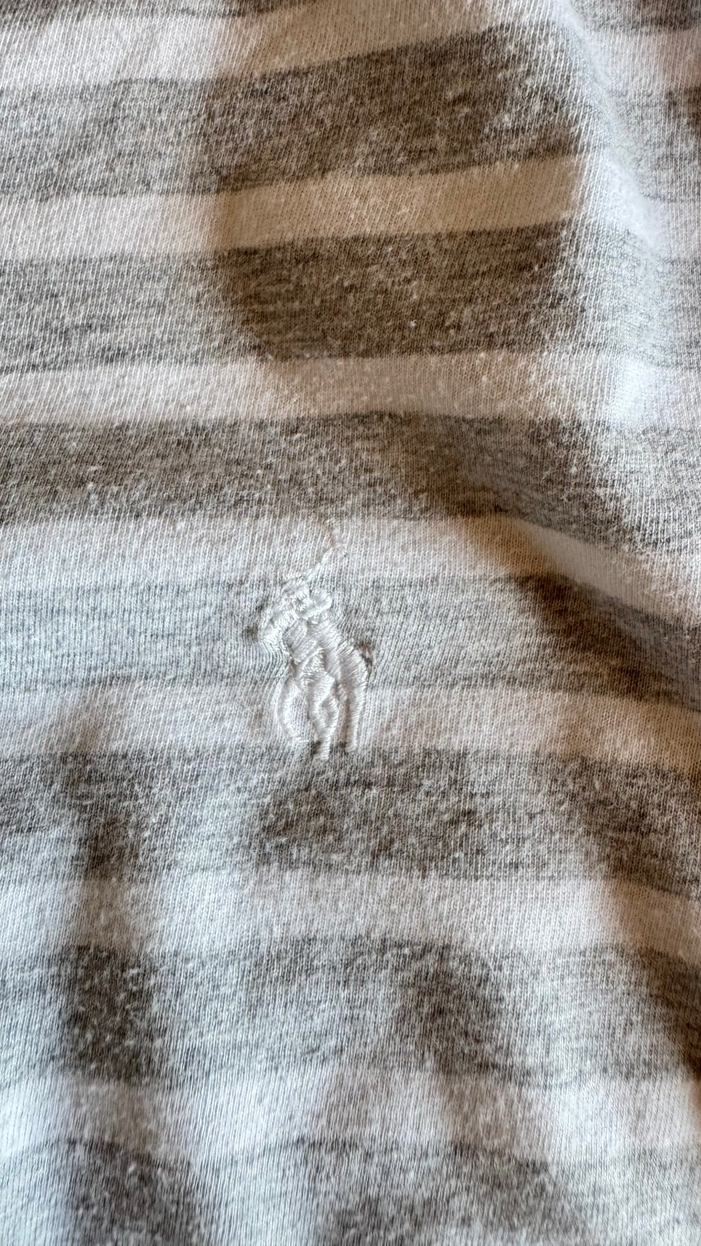 T-shirt marinière gris Ralph Lauren - XS