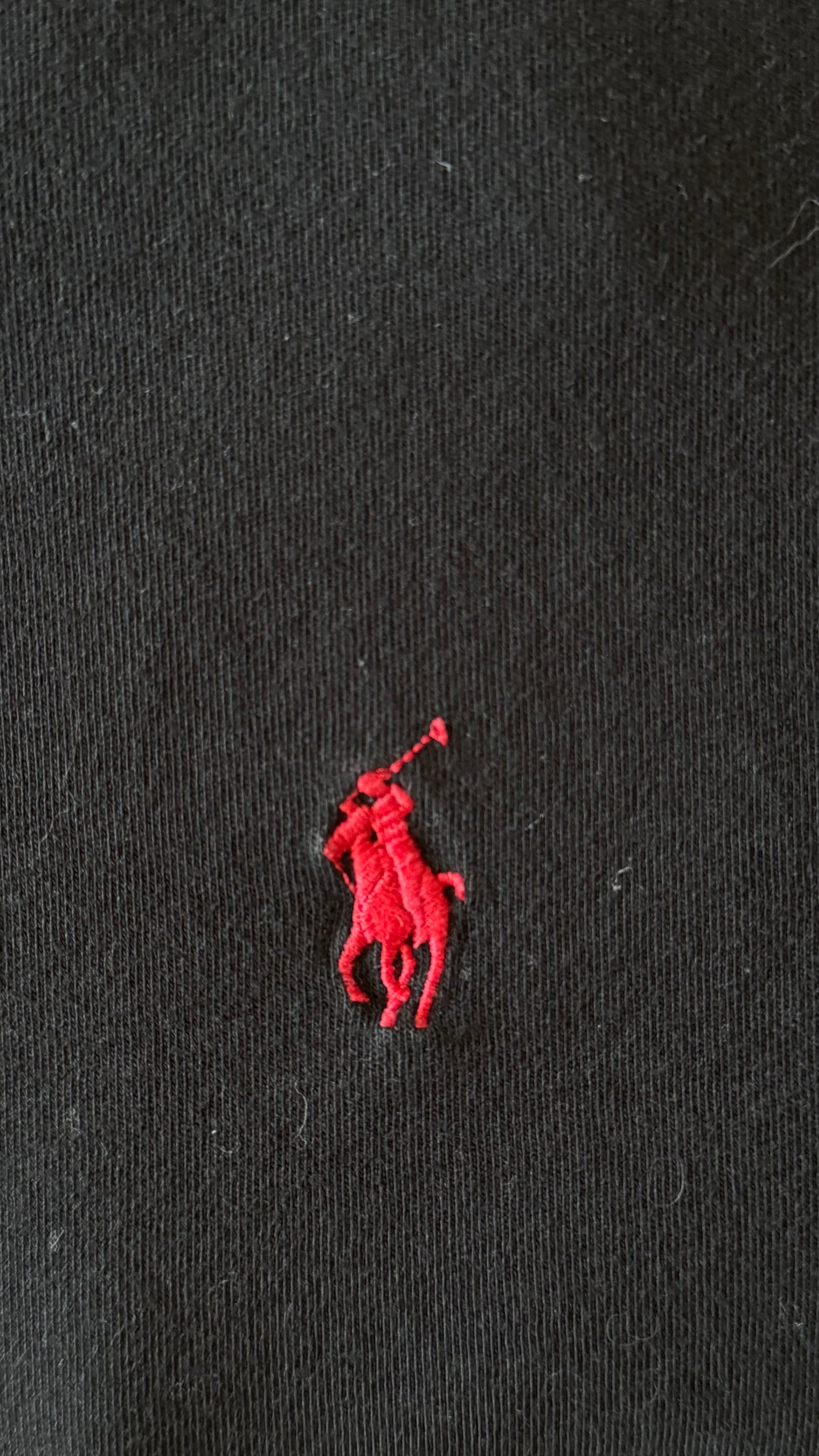 T-shirt col rond noir Ralph Lauren - M unisex