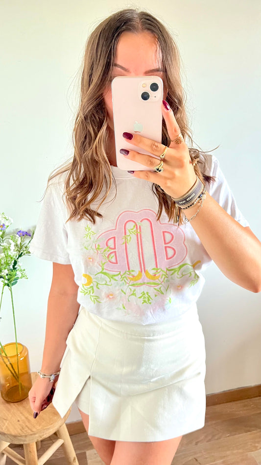 T-shirt blanc Maje - S/M