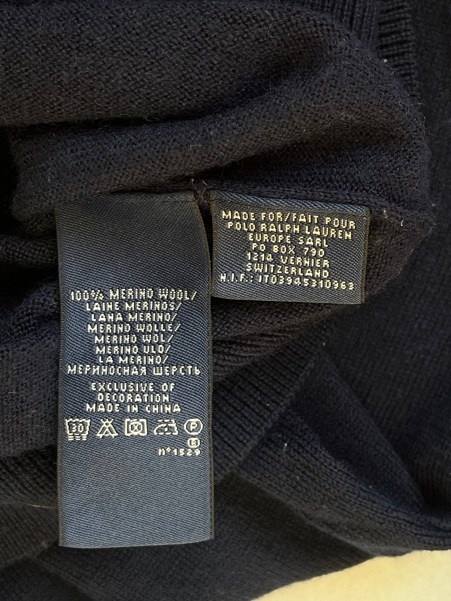 Pull en laine de mérinos Ralph Lauren - M