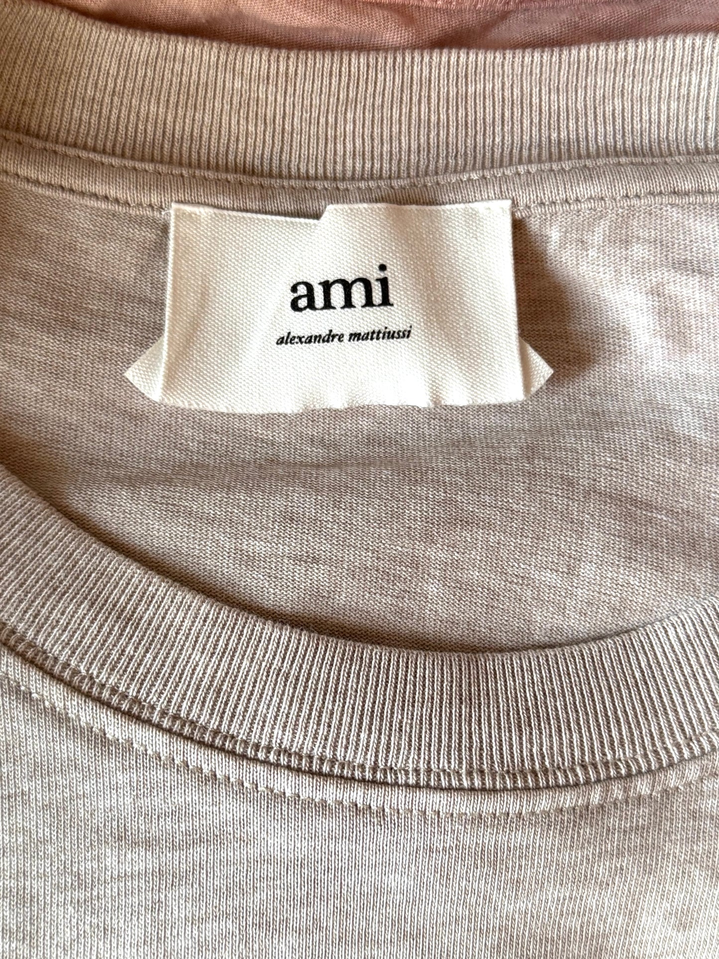 T-shirt beige Ami Paris - M unisex