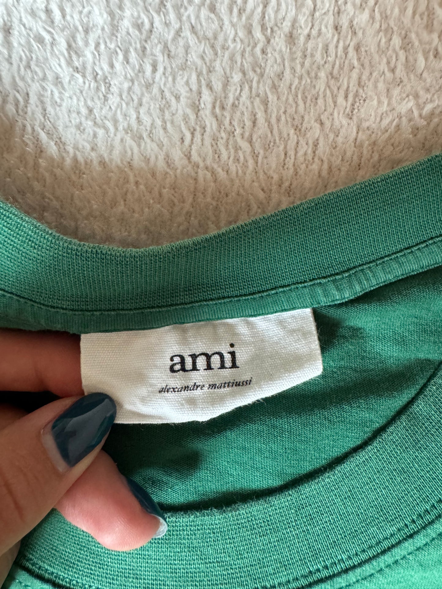 T-shirt vert foncé Ami Paris - S