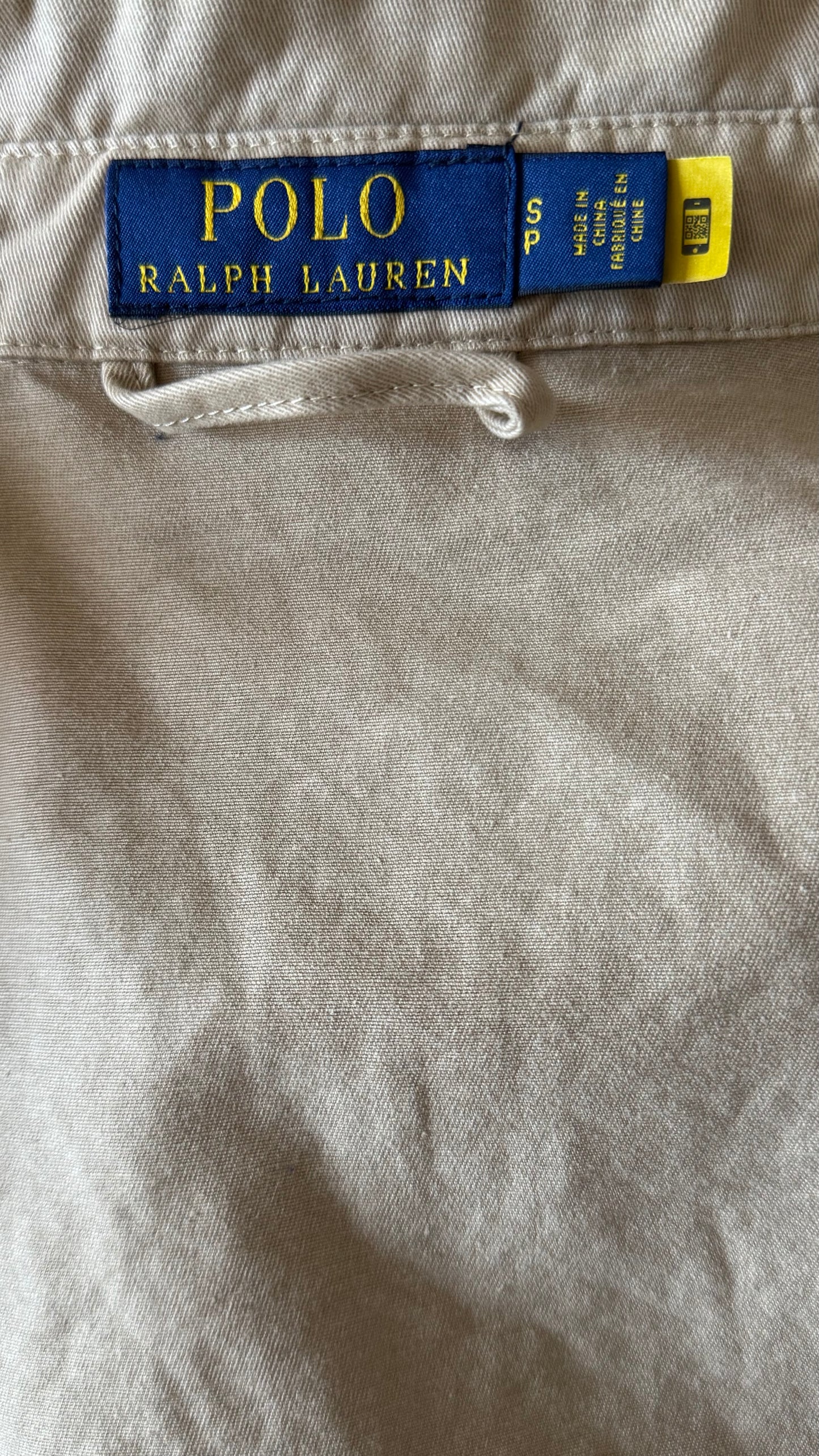 Veste en toile de coton beige Ralph Lauren - S