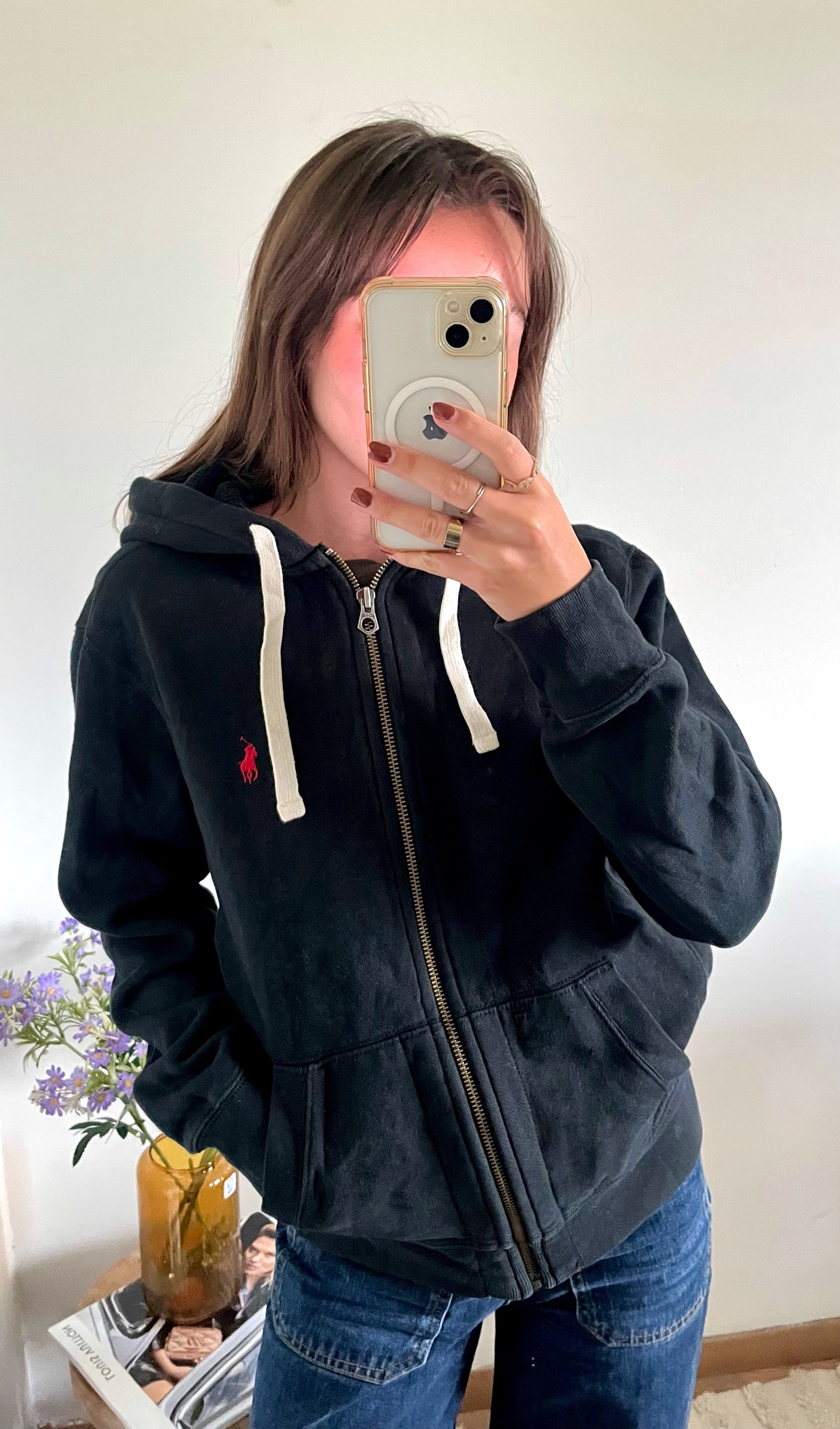 Veste à capuche noire Ralph Lauren - S homme / M femme