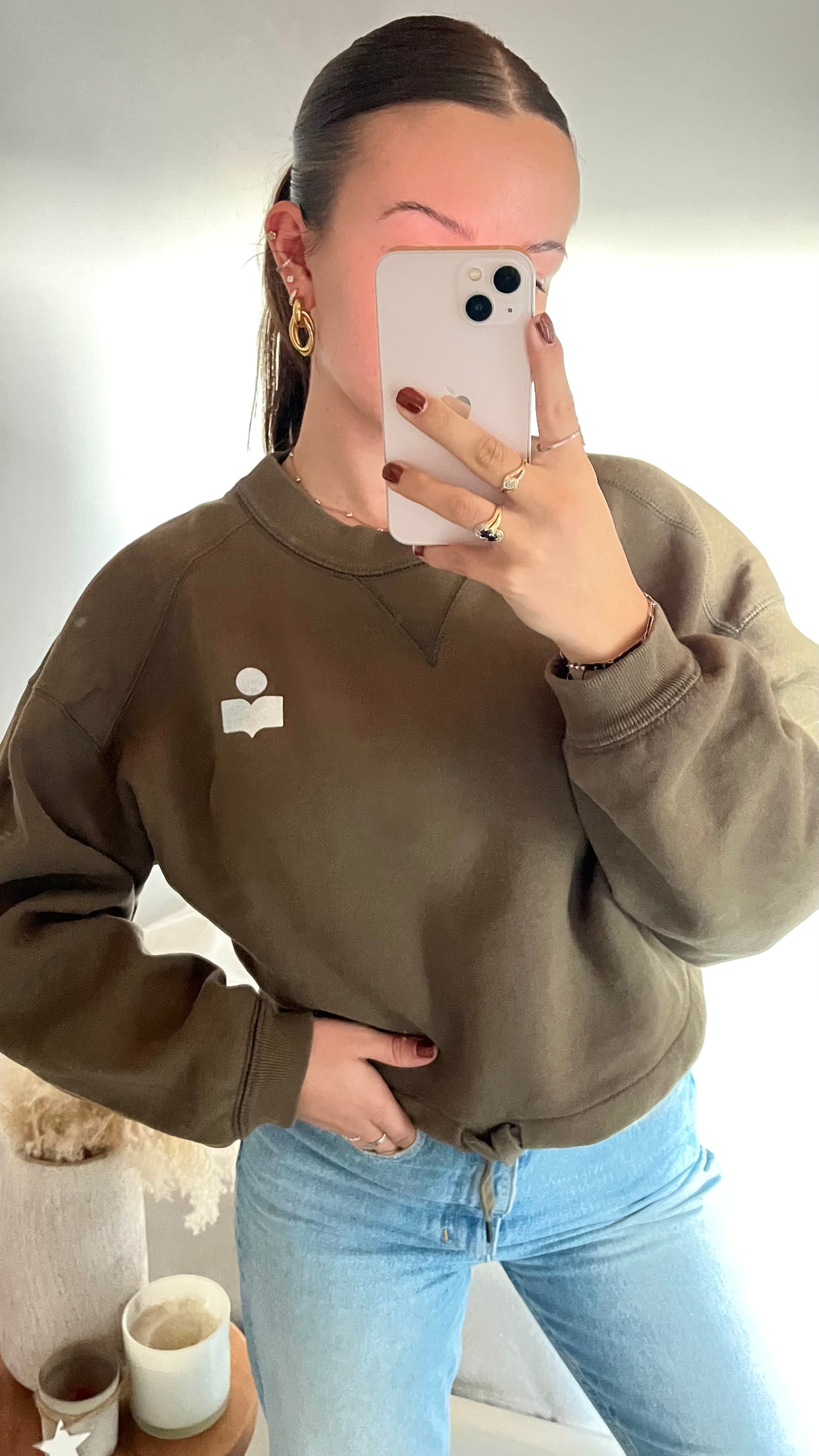 Pull marron Isabel Marant - S/M