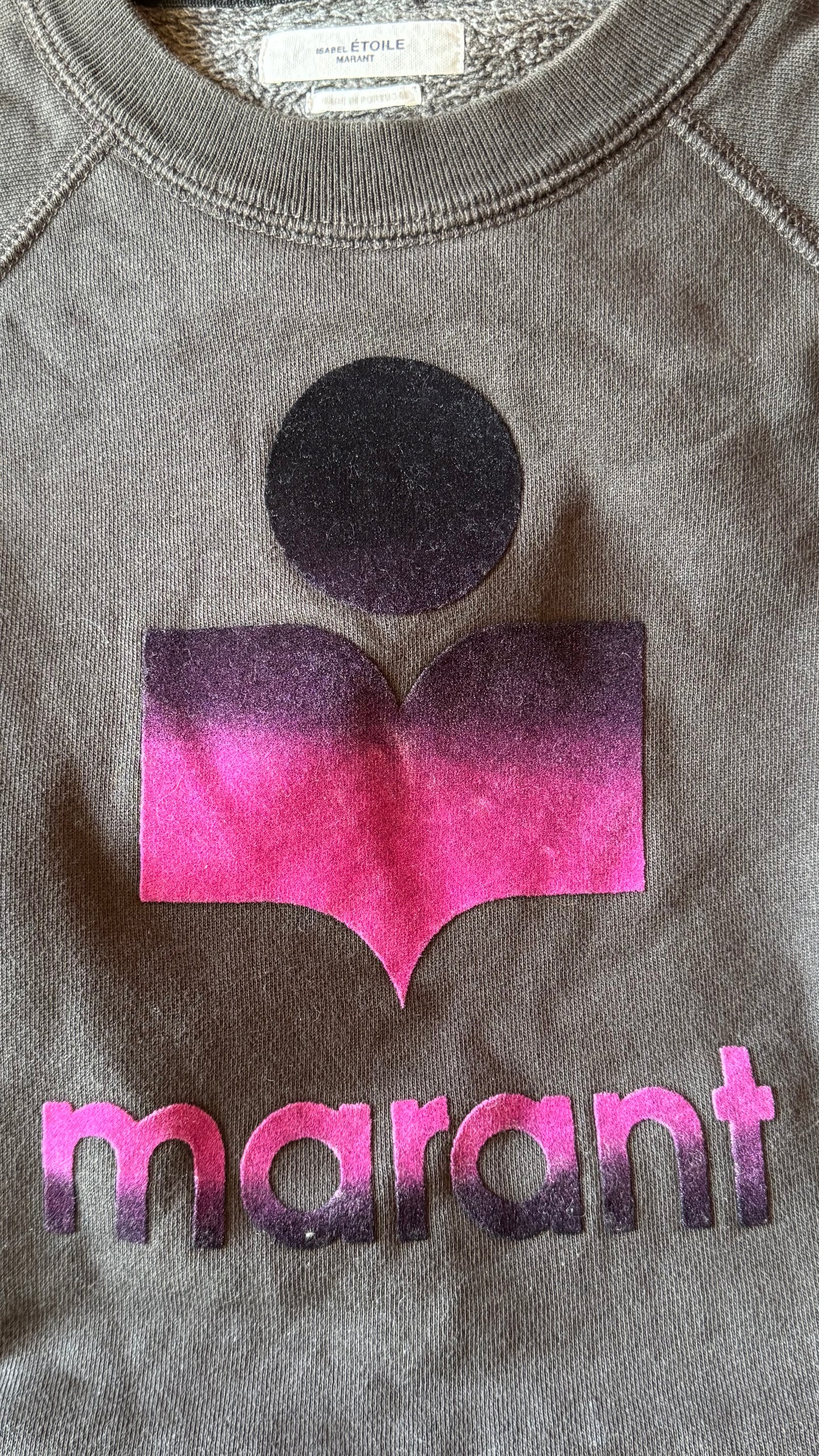 Sweat gris et violet Isabel Marant - S
