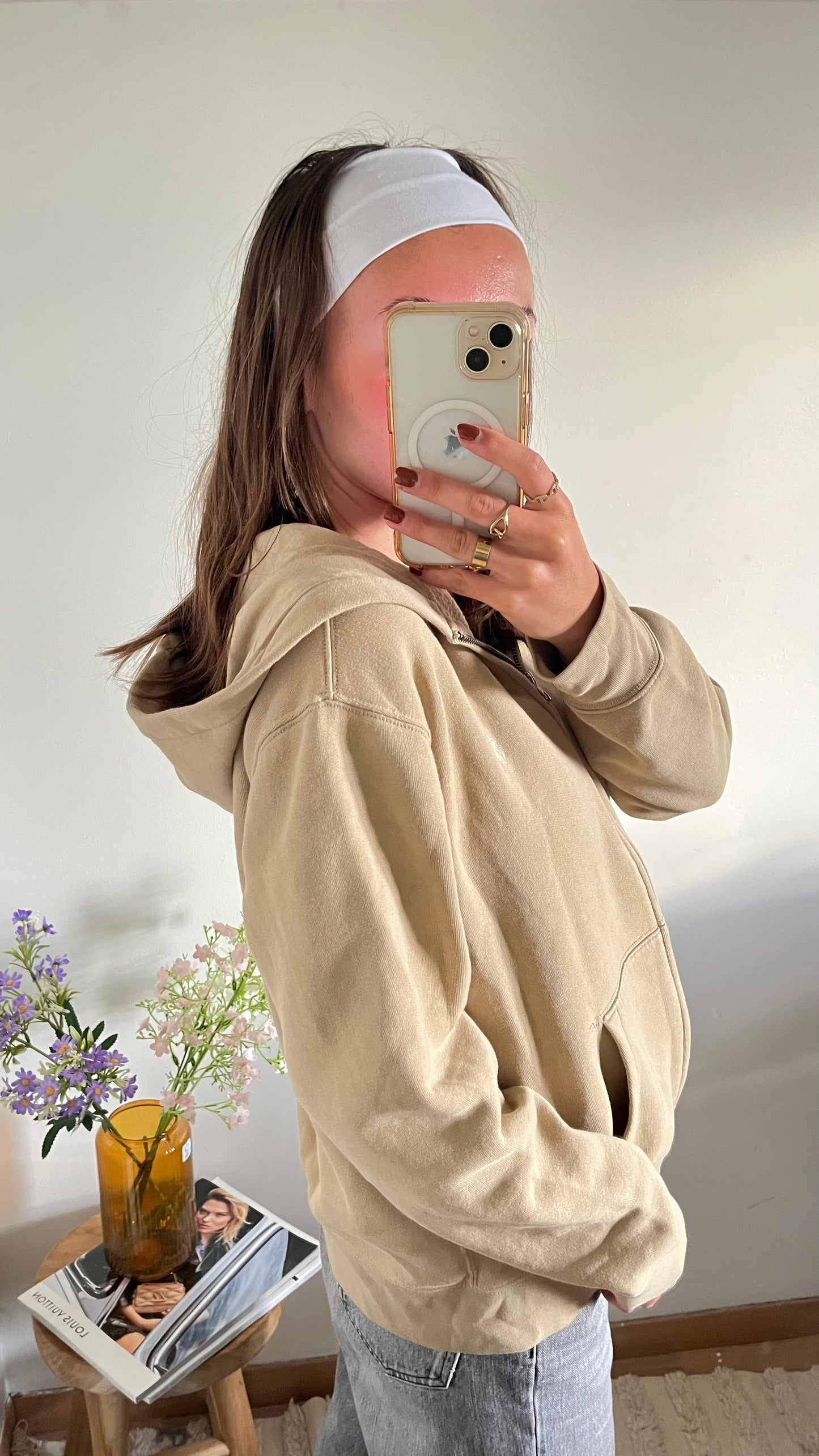 Veste à capuche kaki clair Ralph Lauren - M