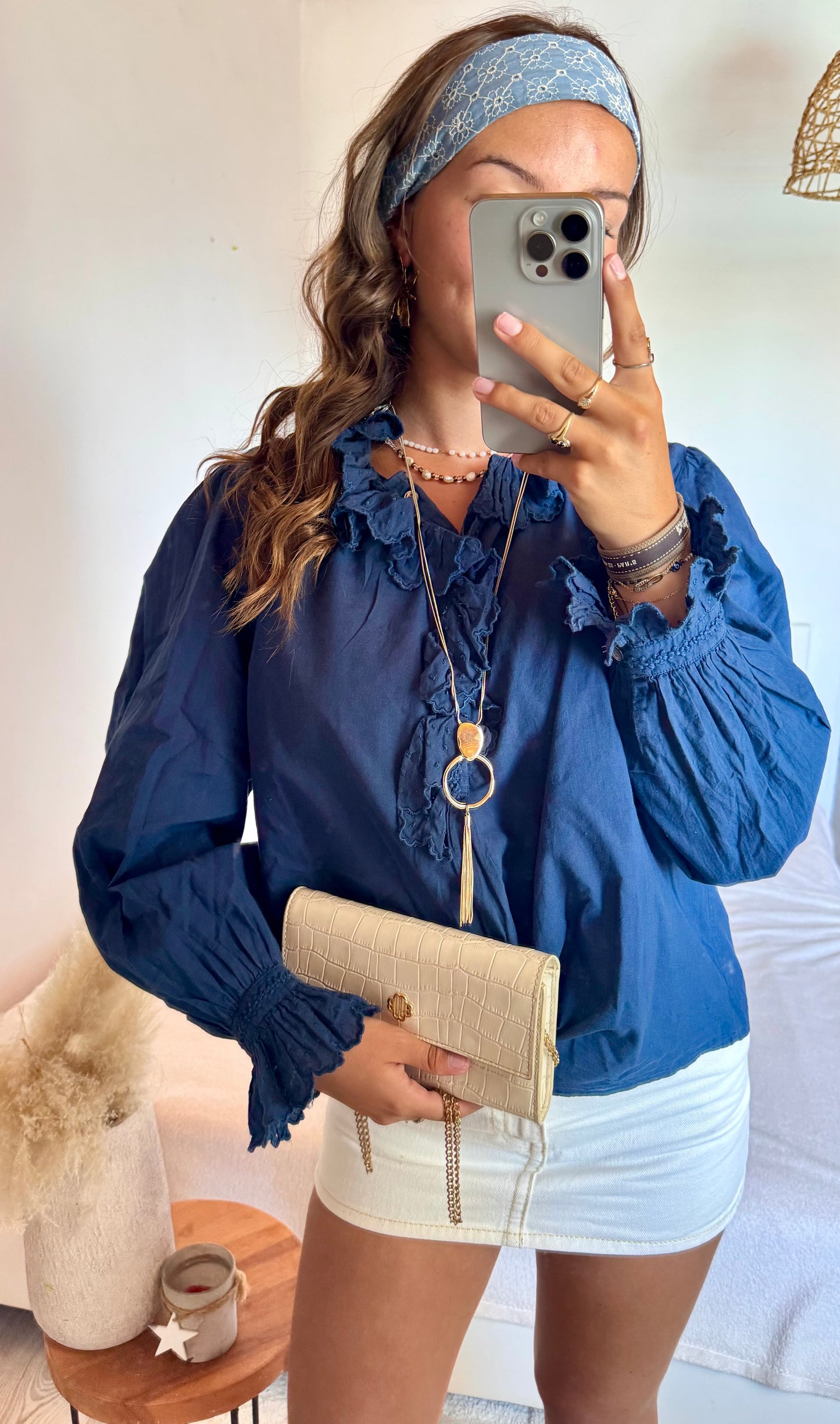 Blouse bleu marine Gérard Darel - S