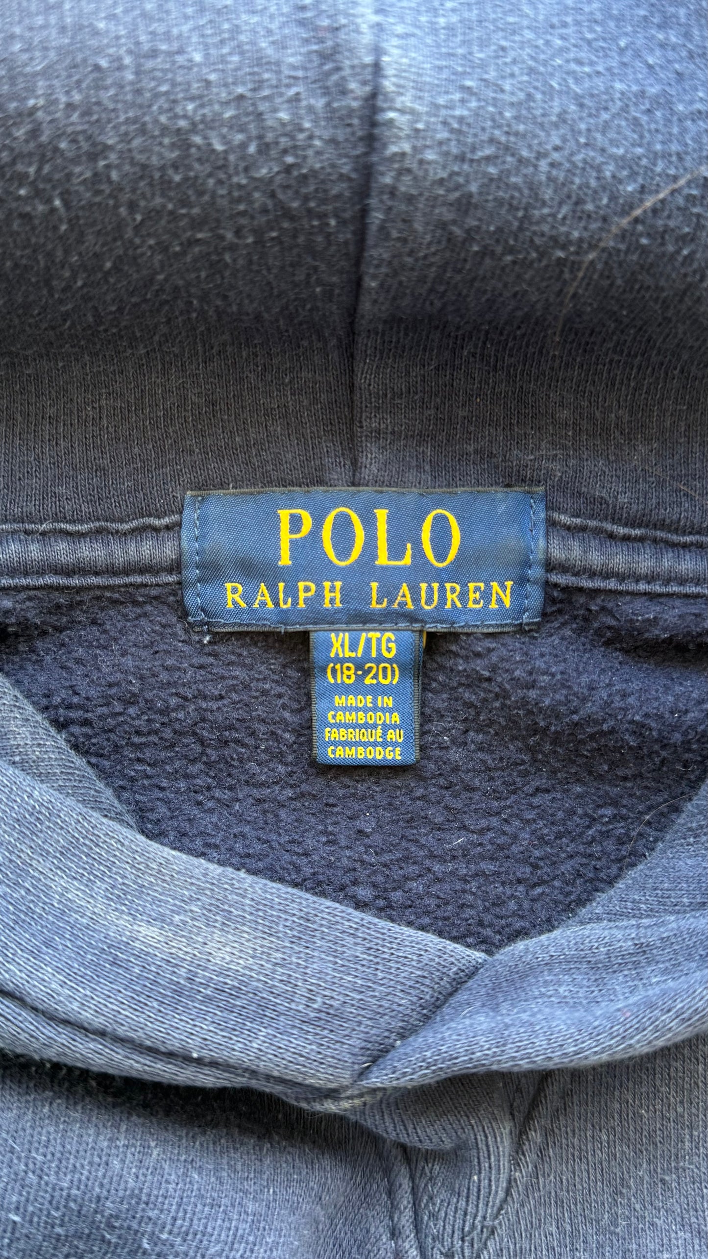 Sweat à capuche marine Ralph Lauren - S