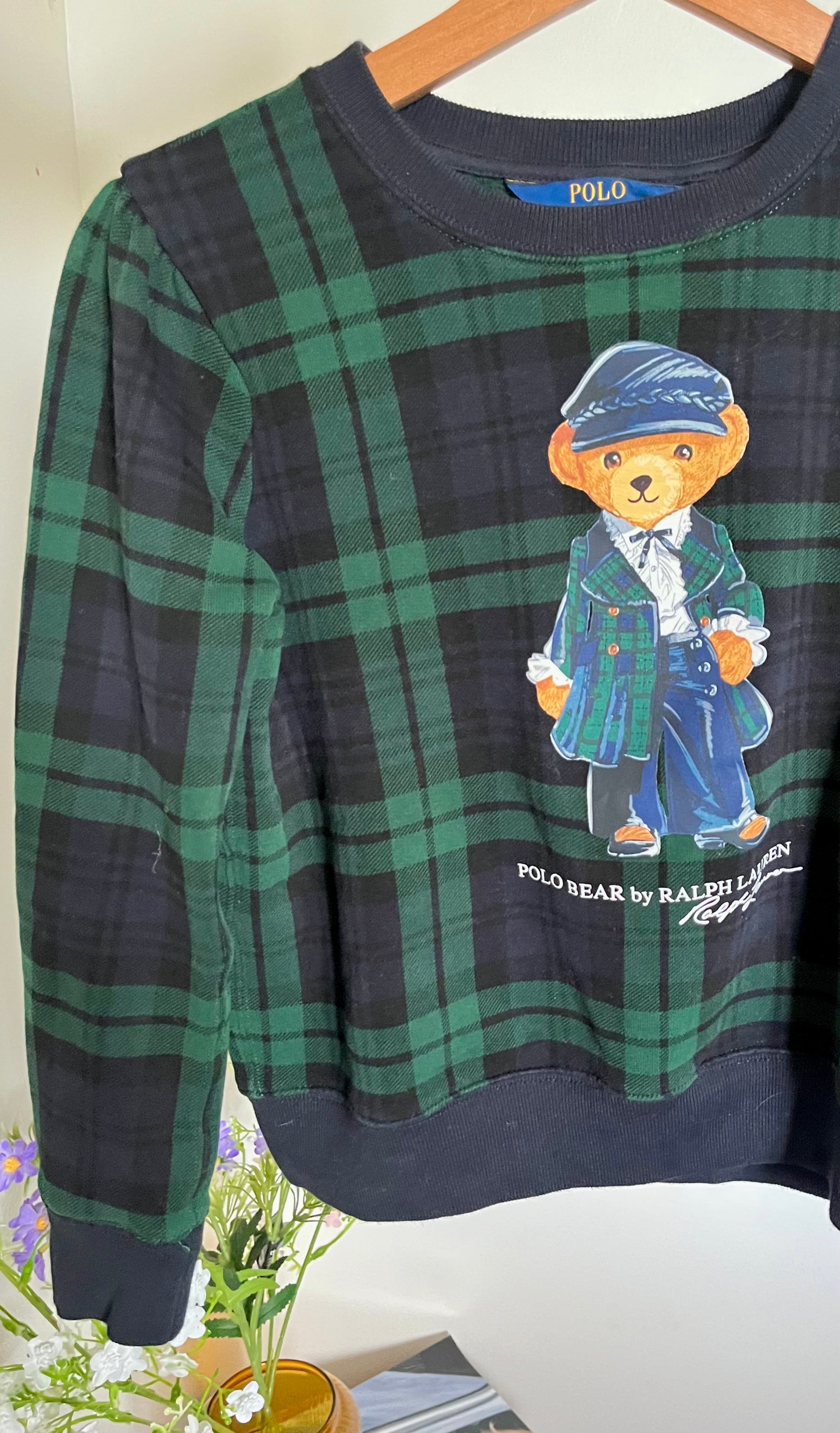 Sweat à carreaux Teddy Bear - 12-14 ans / XXS