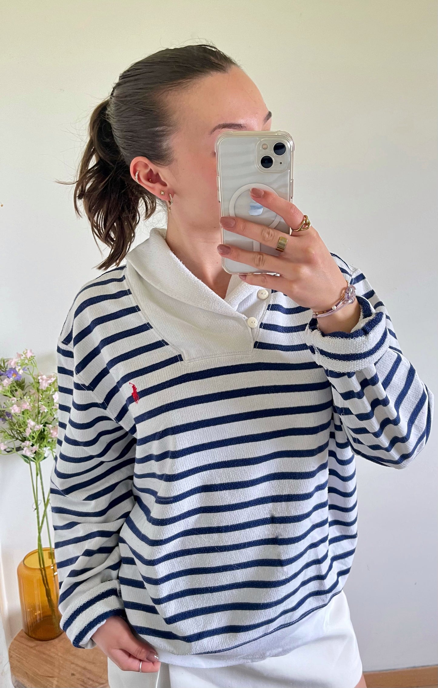 Sweat marinière Ralph Lauren - L