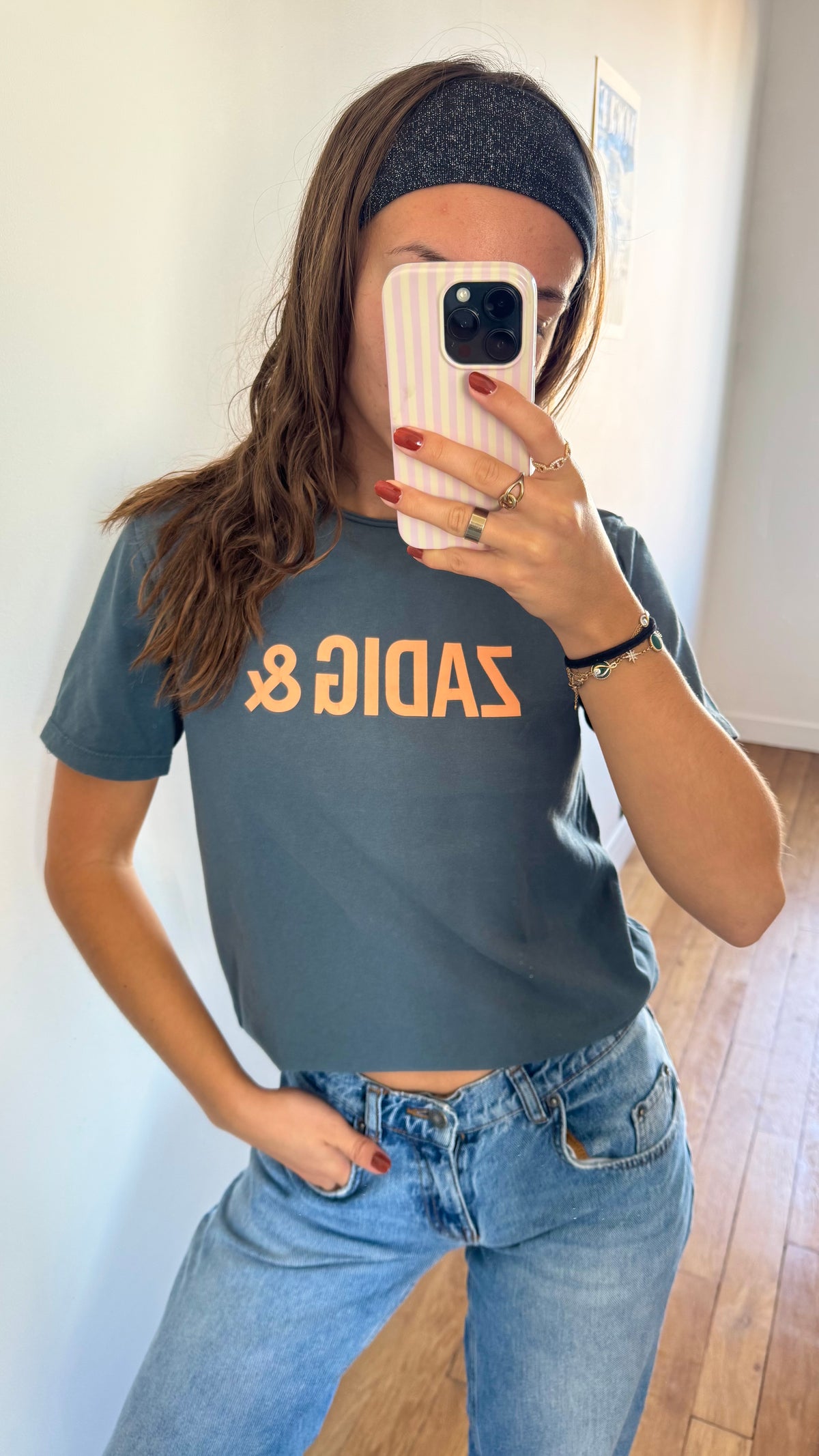 T-shirt bleu Zadig & Voltaire - S