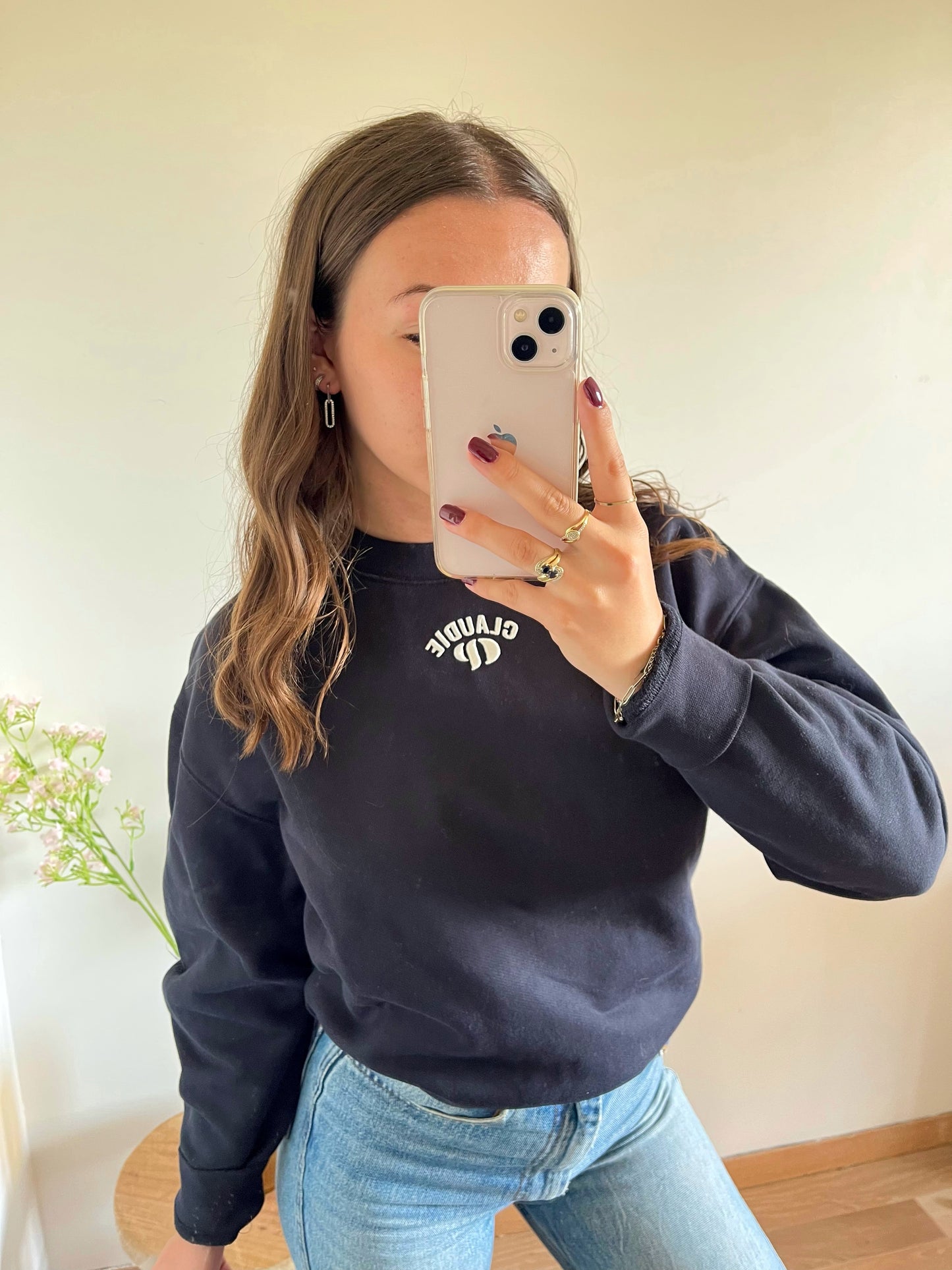 Pull bleu marine Claudie Pierlot - S