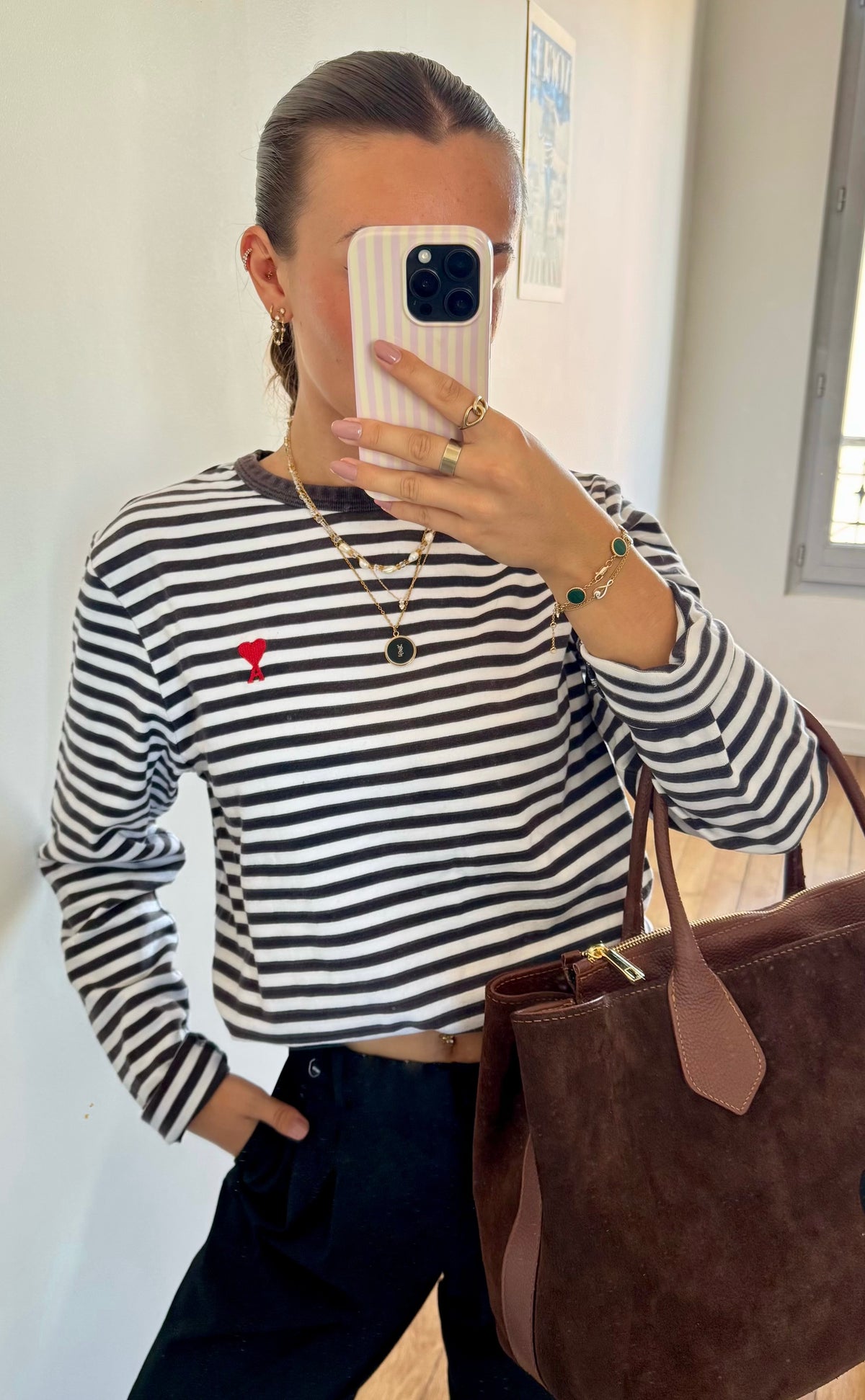 Pull marinière Ami Paris - S homme / M femme