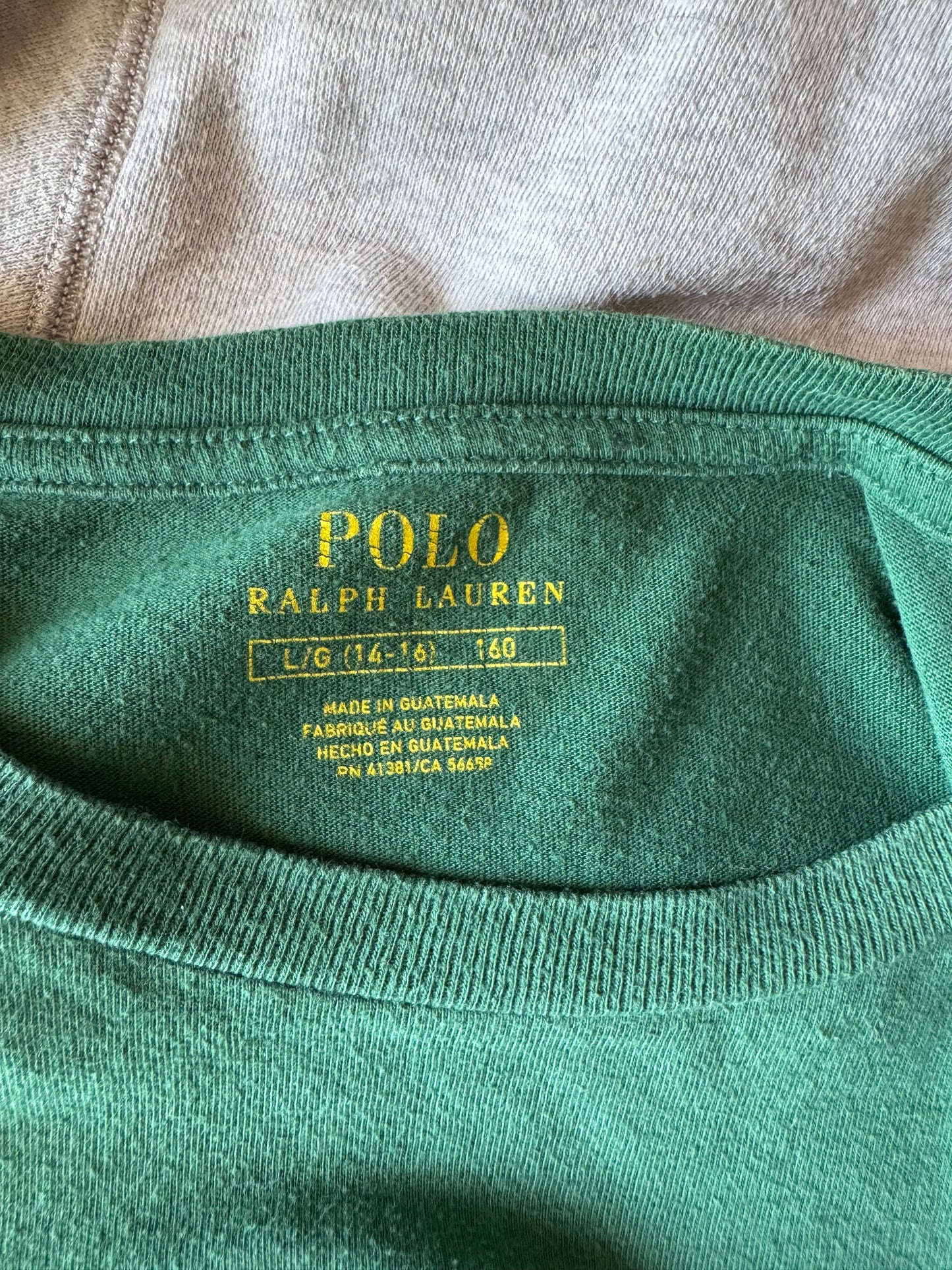 T-shirt vert nounours Ralph Lauren - S
