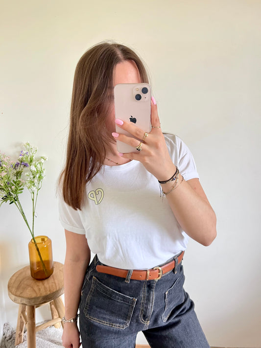 T-shirt blanc Claudie Pierlot - S