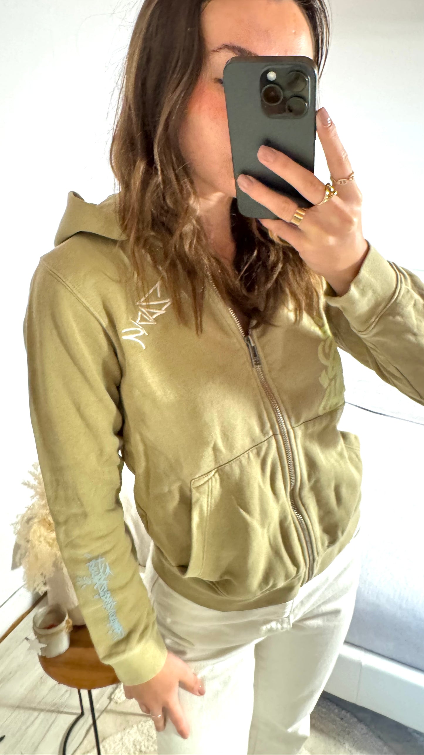 Veste à capuche kaki Zadig & Voltaire - XS