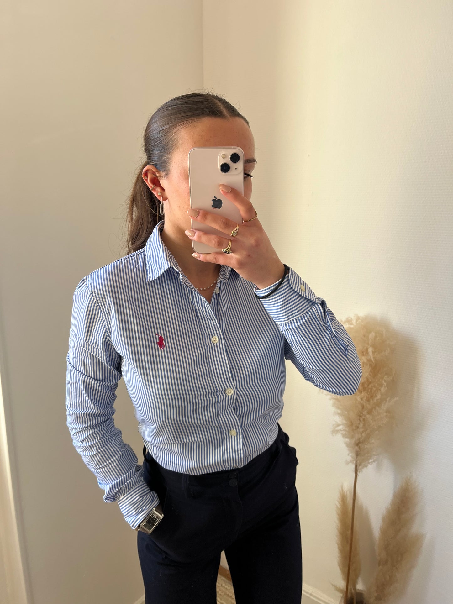 Chemise rayée cintrée Ralph Lauren - S