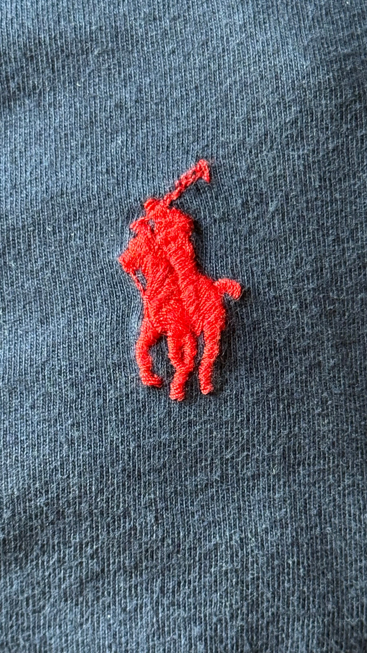 T-shirt marine col V Ralph Lauren - M