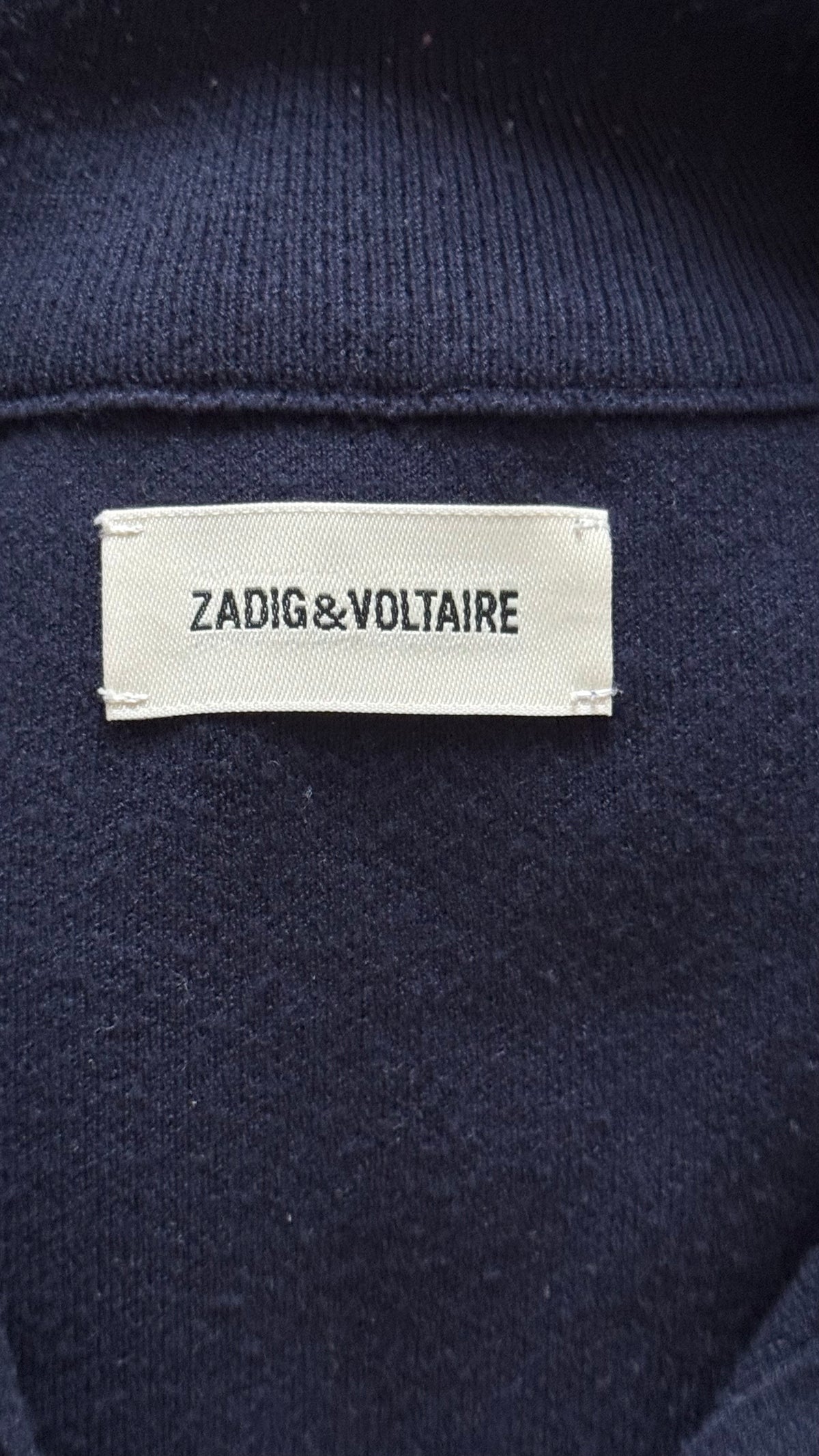 Demi-zip marine Zadig & Voltaire - S