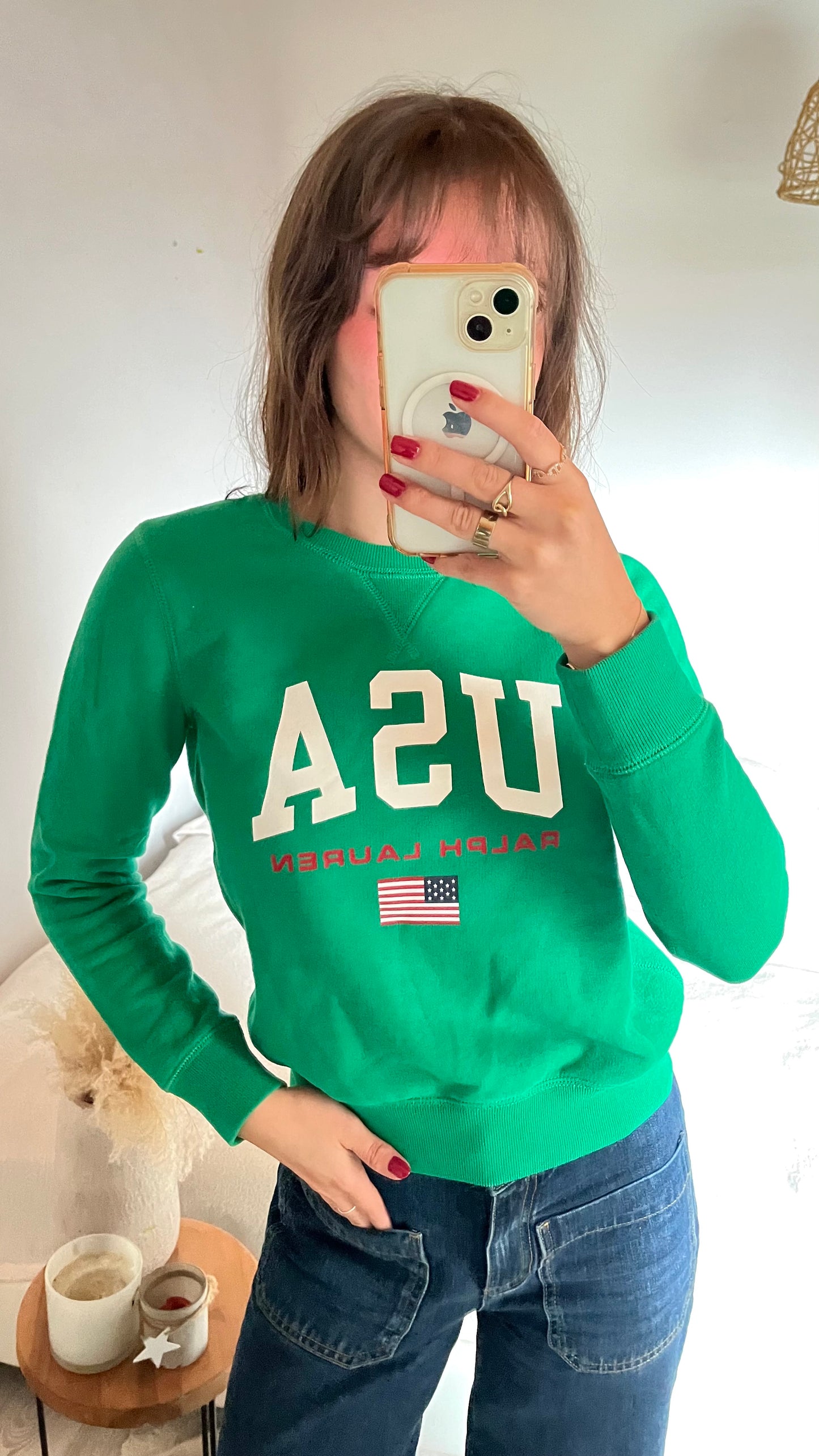 Sweat USA American Flag Ralph Lauren - XS