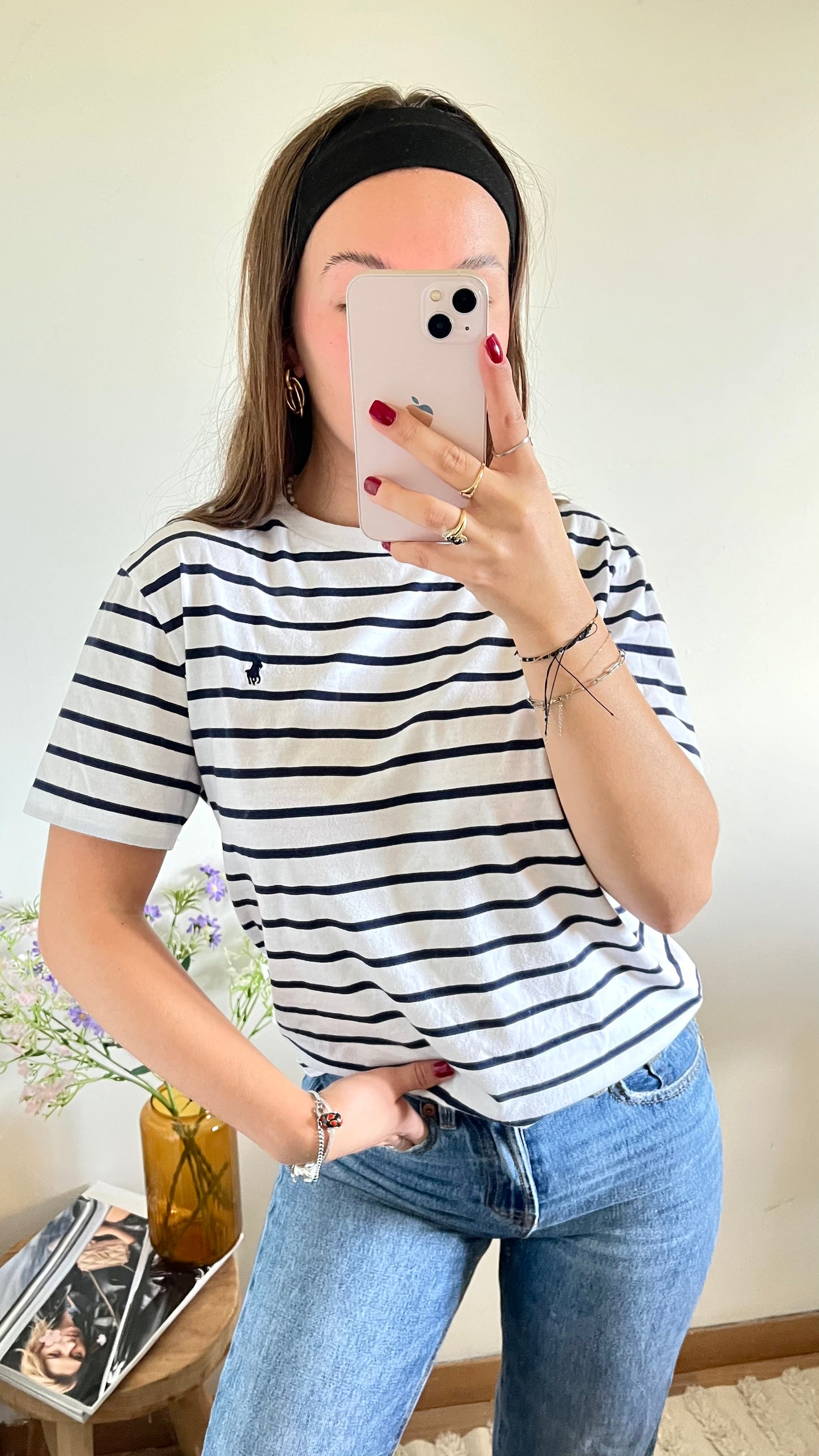 T-shirt marinière Ralph Lauren - S