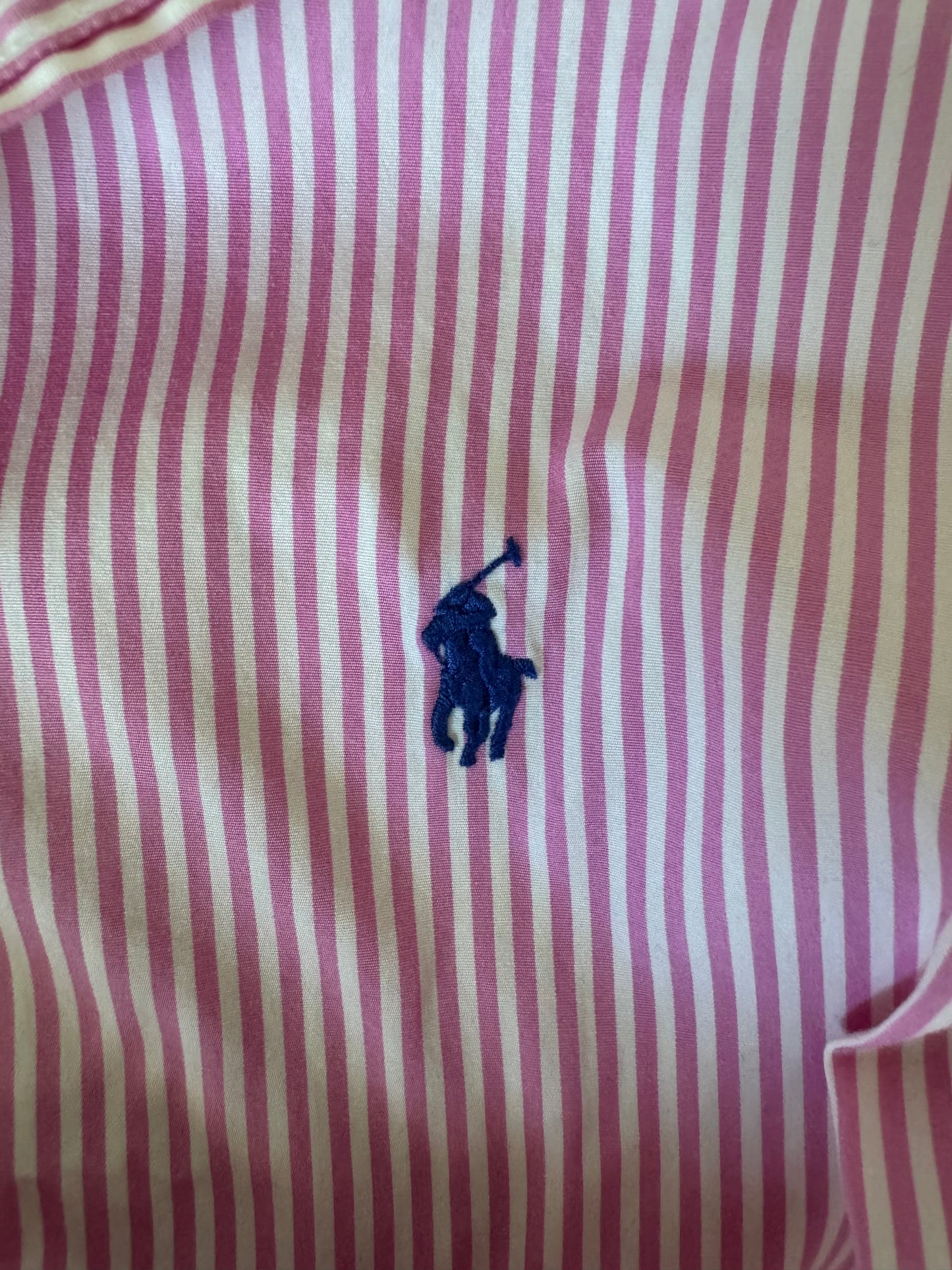 Chemise rayée rose Ralph Lauren - S