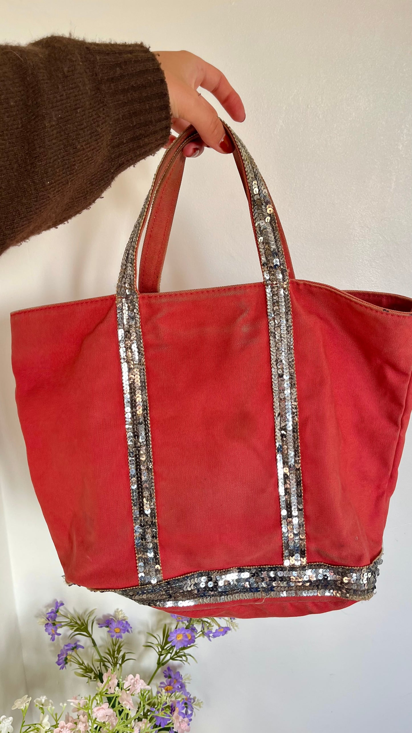 Sac cabas rose rouge Vanessa Bruno