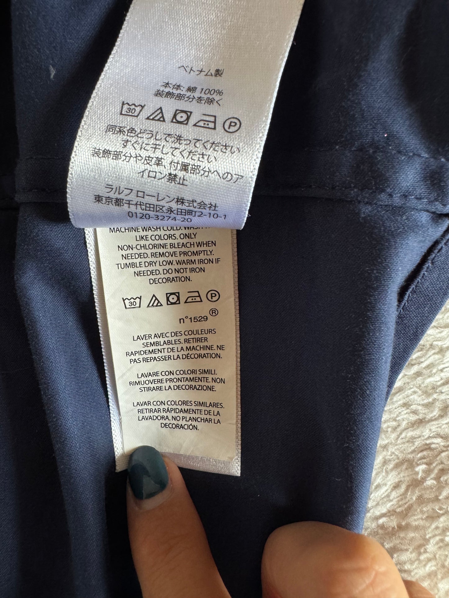 Chemise bleu marine Ralph Lauren - M