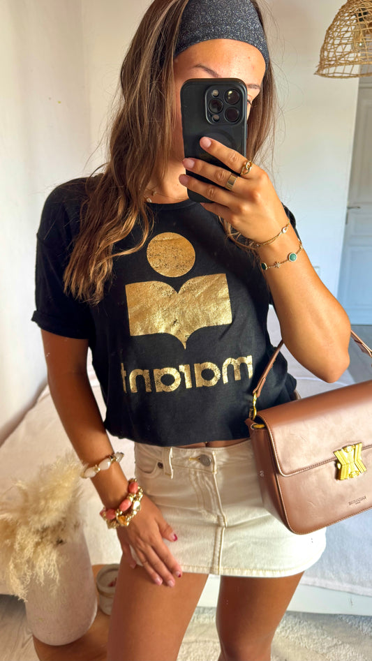 T-shirt en lin doré Isabel Marant - XS/S