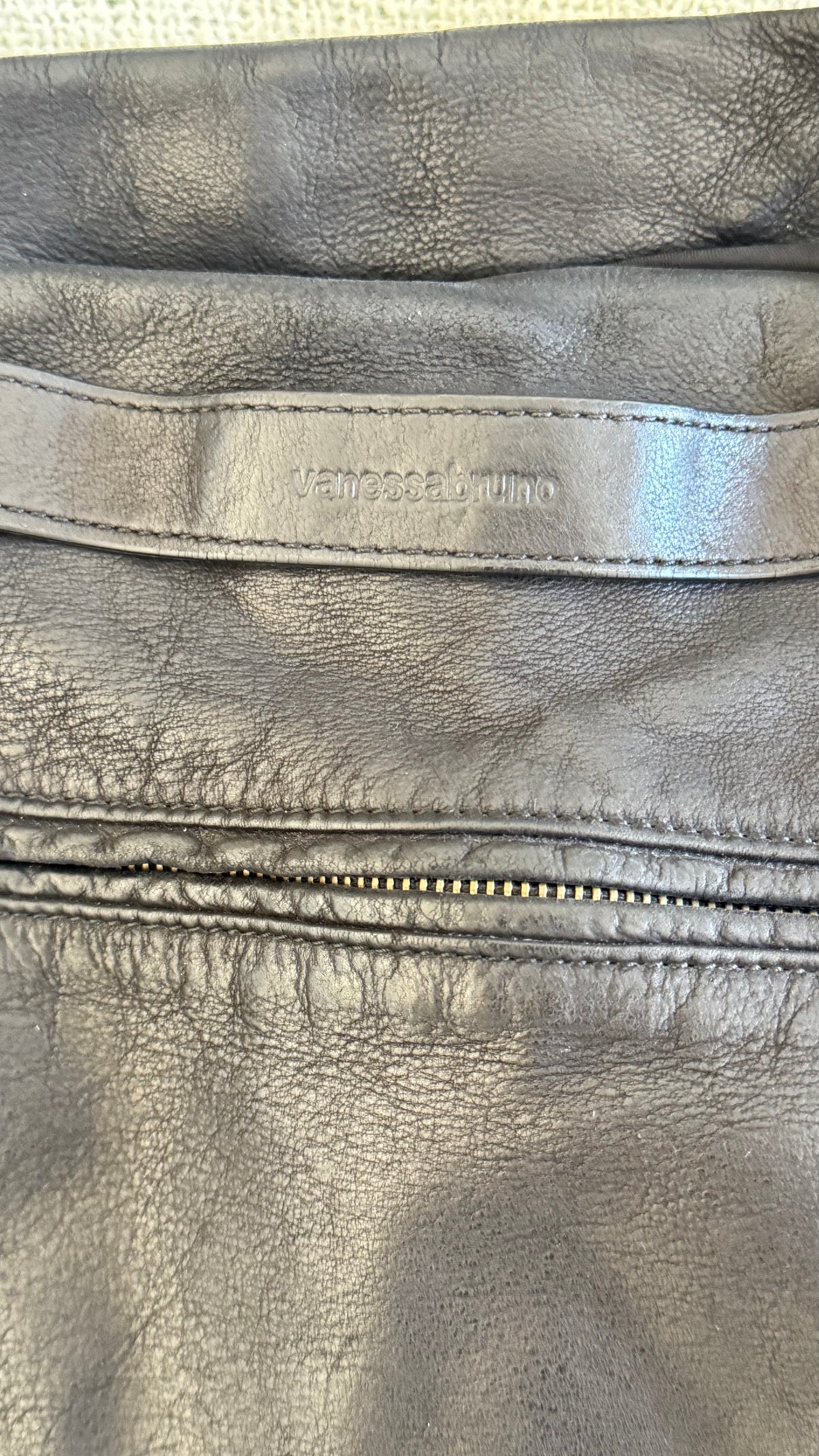 Sac en cuir Vanessa Bruno noir