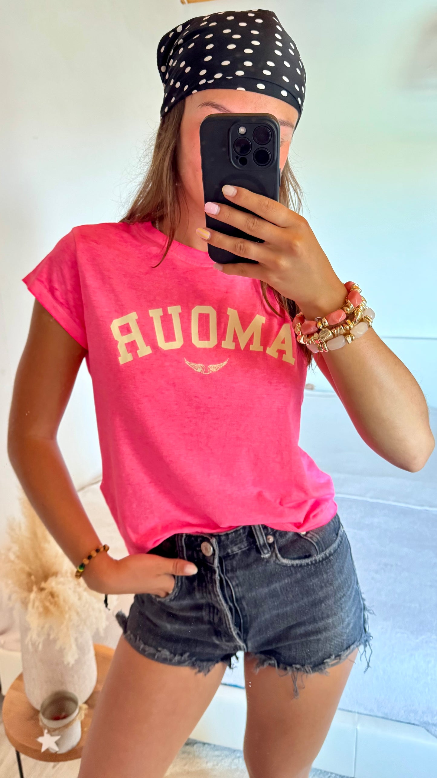 T-shirt rose flash Zadig & Voltaire -  S