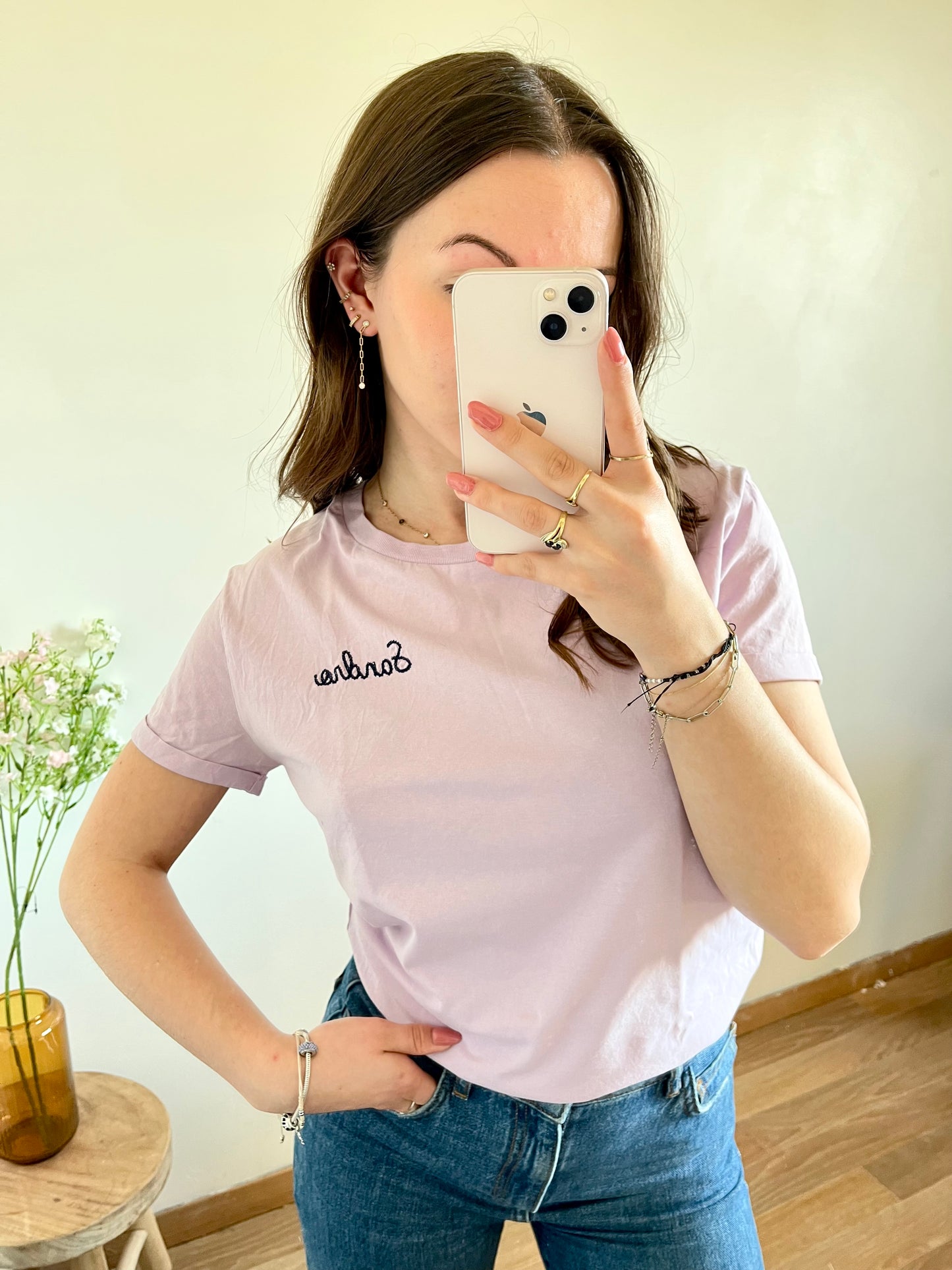 T-shirt Sandro lilas - XS/S