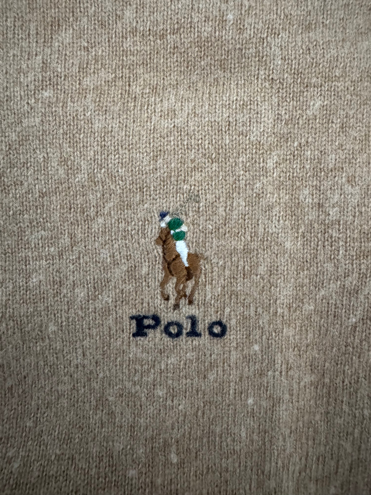 Pull beige Polo Ralph Lauren - S homme / M femme