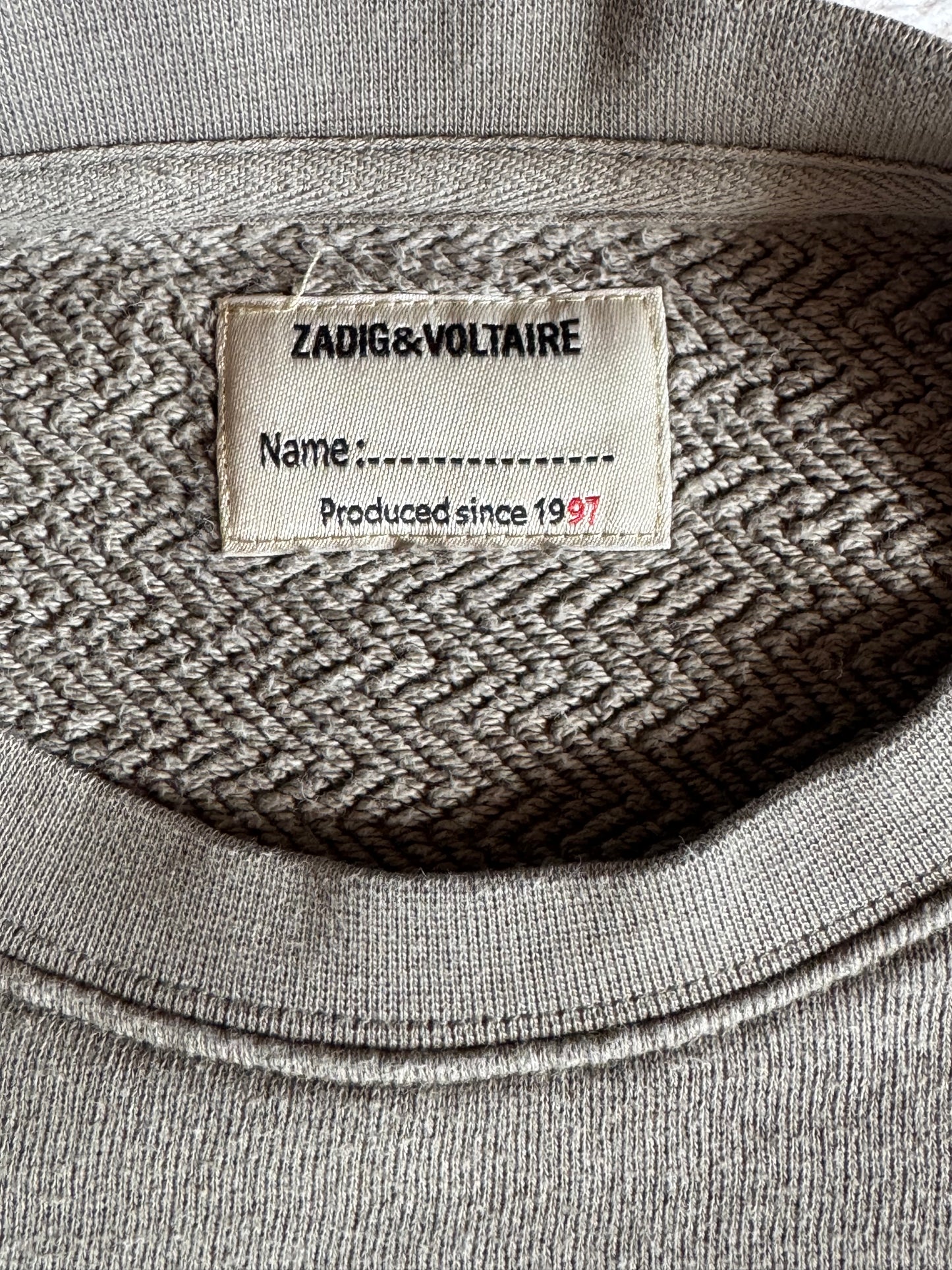 Sweat kaki Zadig & Voltaire - S