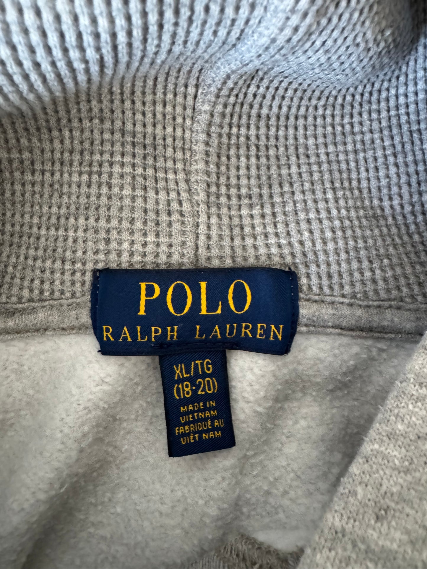 Sweat à capuche gris Ralph Lauren - M