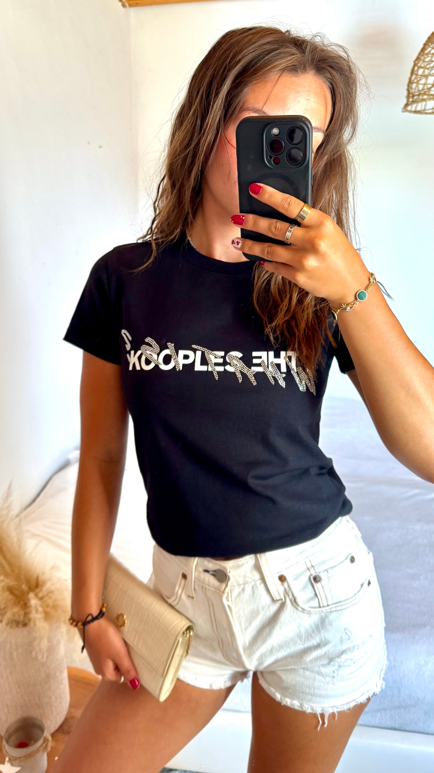 T-shirt à strass The Kooples - XS