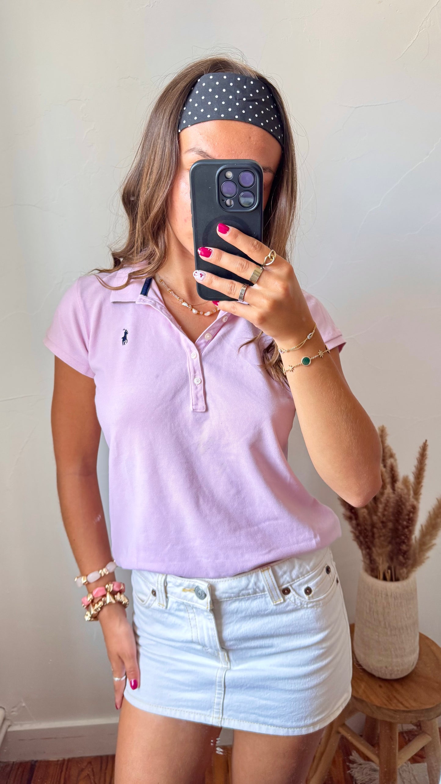Polo rose Ralph Lauren - XS