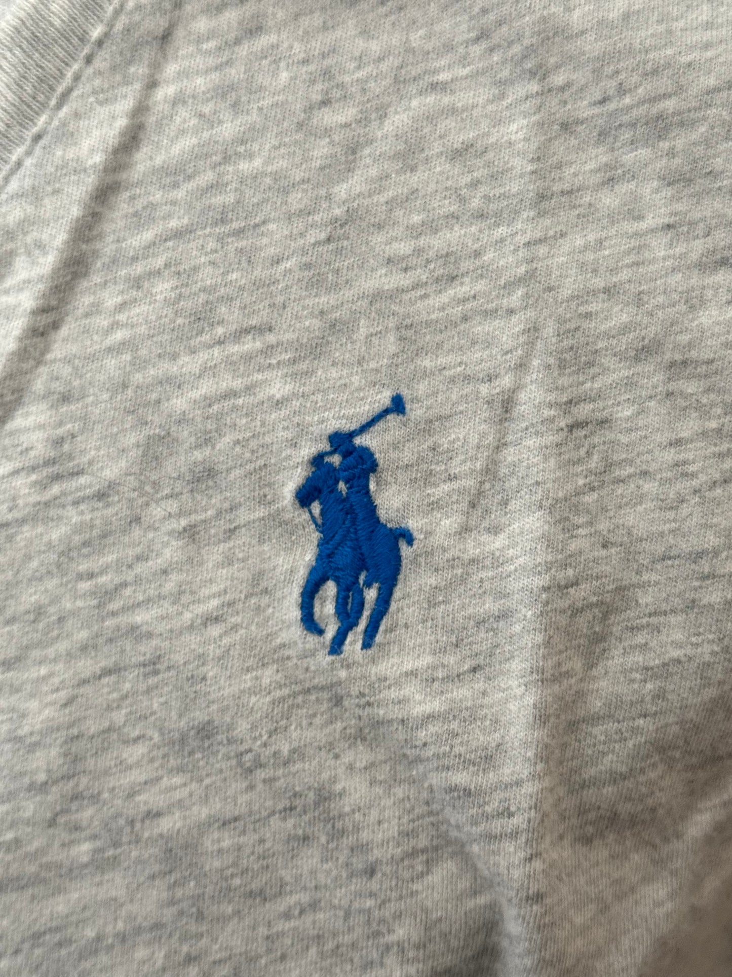 T-shirt col V gris Ralph Lauren - S