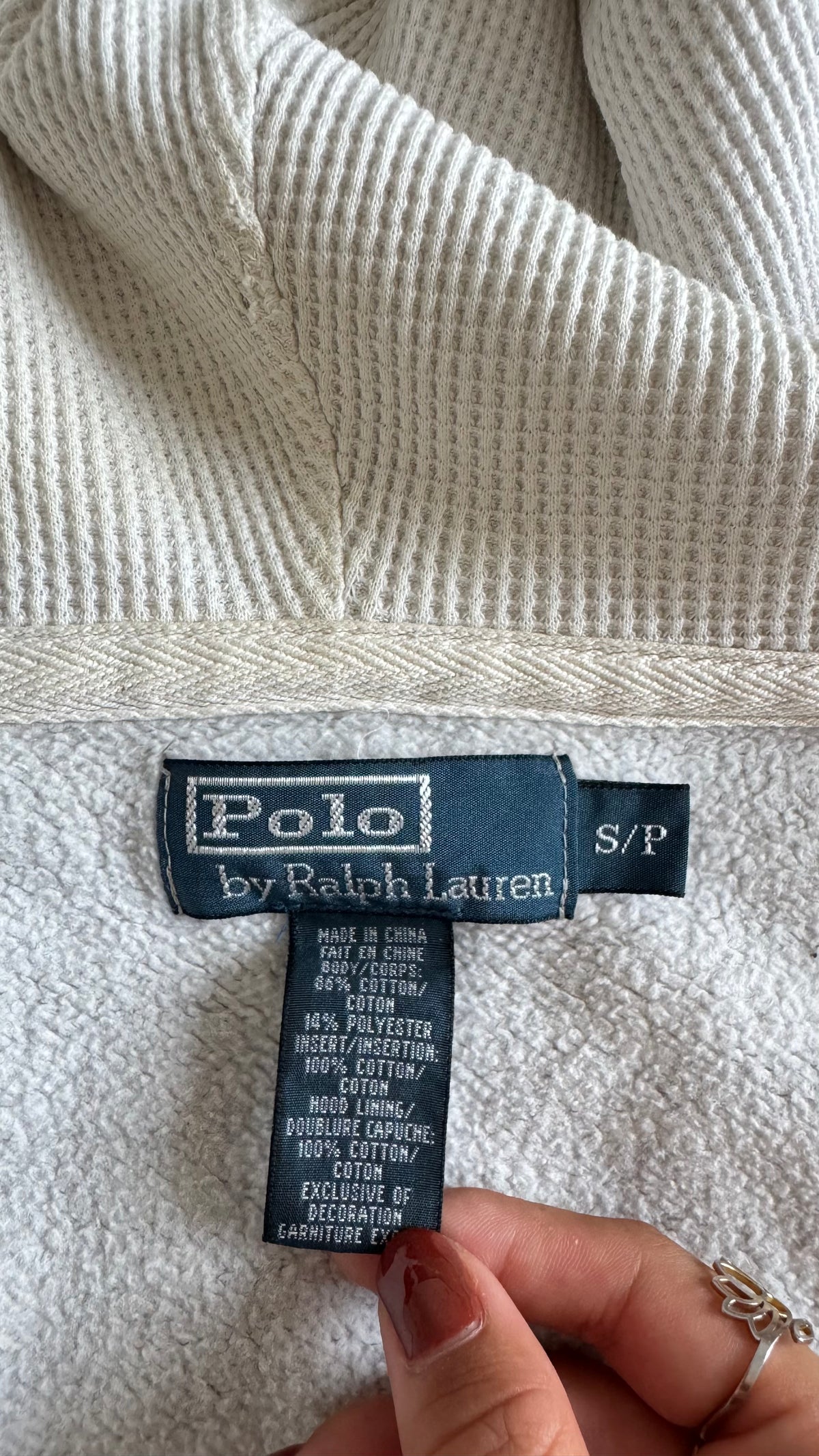 Veste a capuche grise Ralph Lauren - S