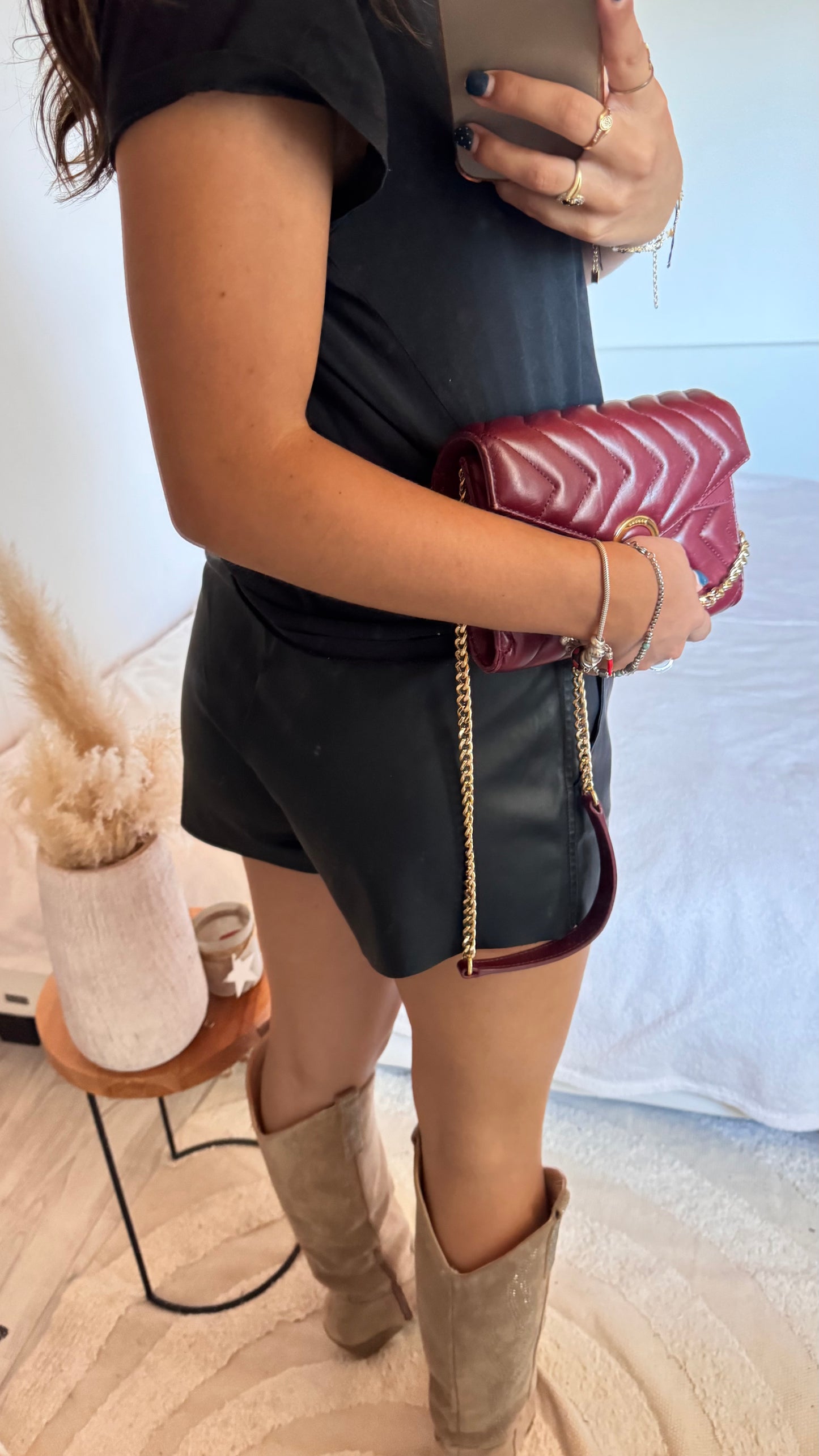 Short en cuir noir Zadig & Voltaire - XS