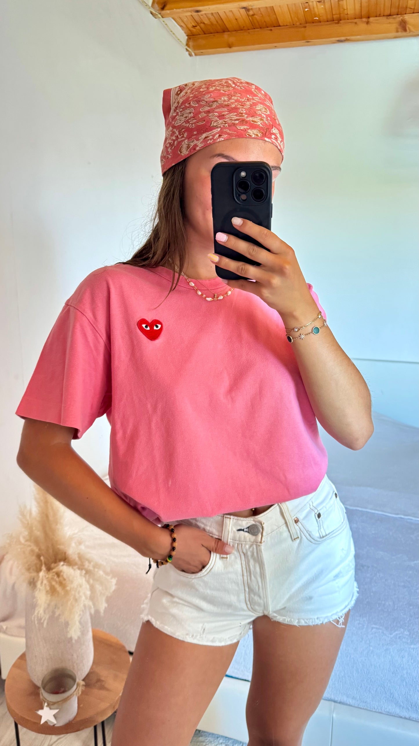 T-shirt rose Comme des Garçons - M/L