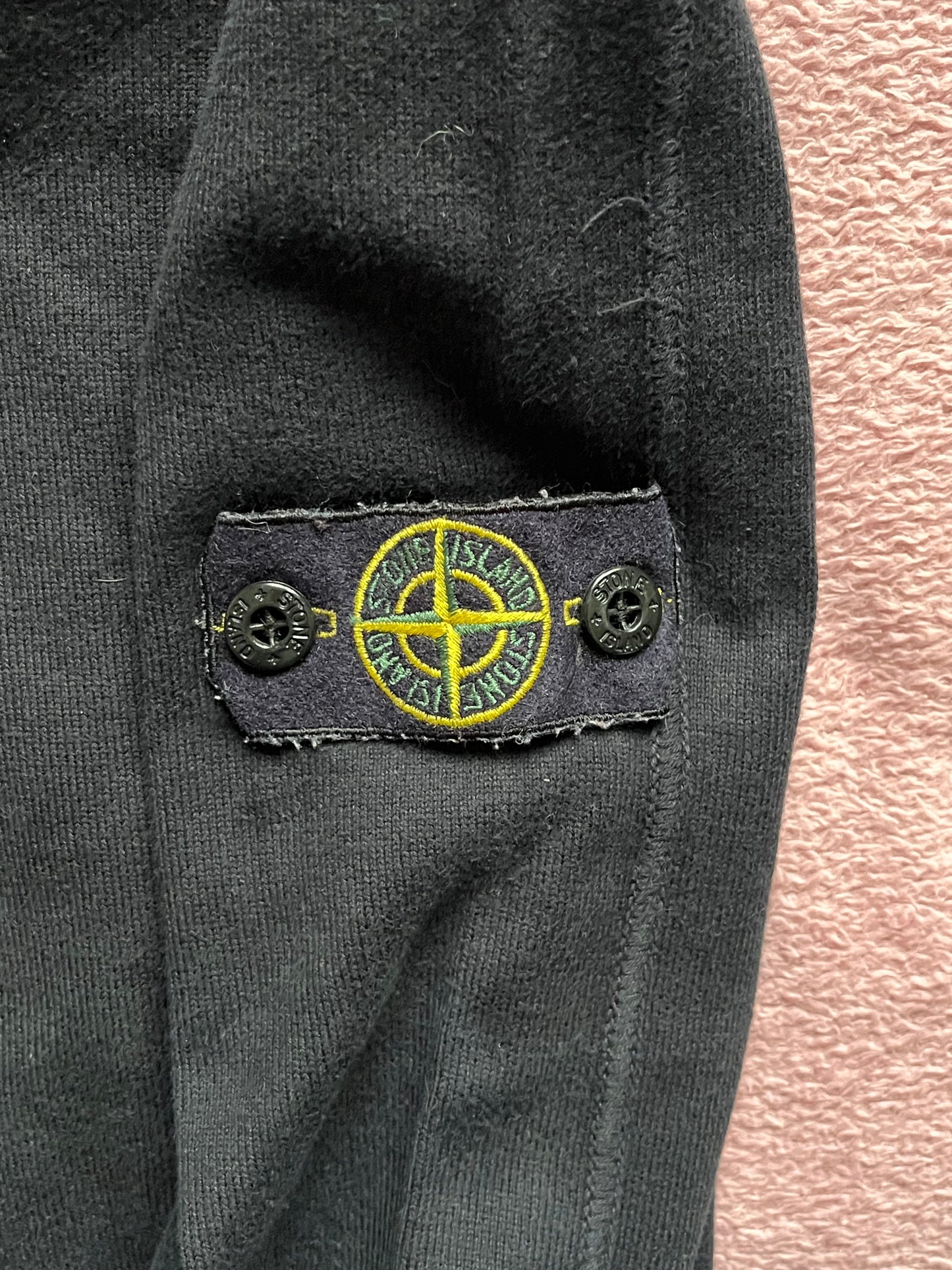 Pull noir Stone Island - M